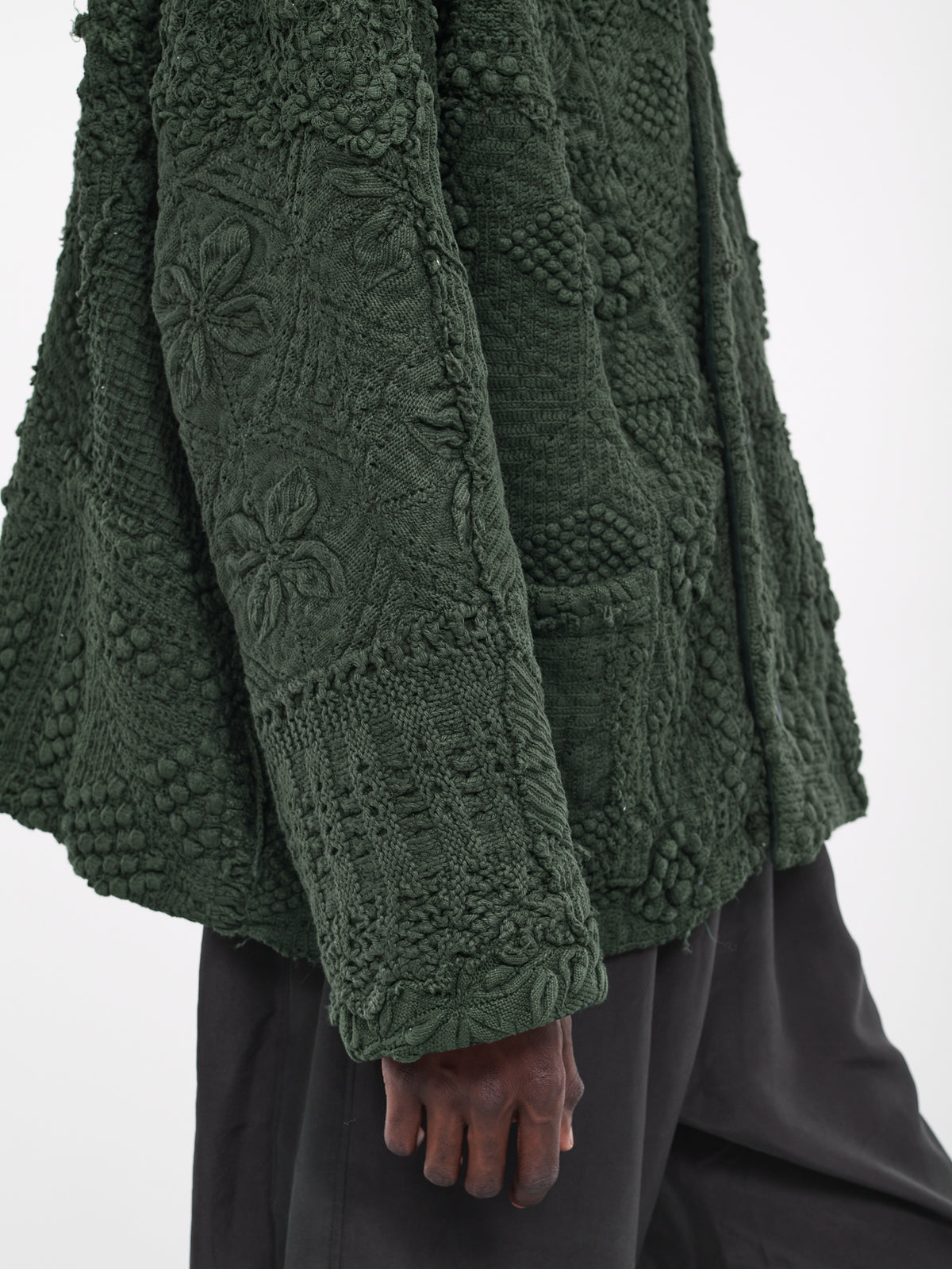 Jean Pierre Cardigan (250032M-MILITARY-GREEN)