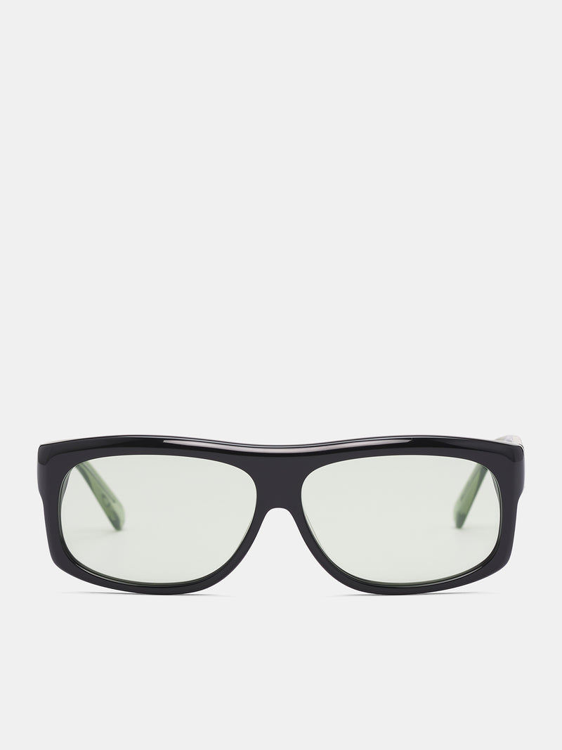 Black & Spearmint Paolo 68 Sunglasses (25018822-PAOLO-68-SPEARMINT)