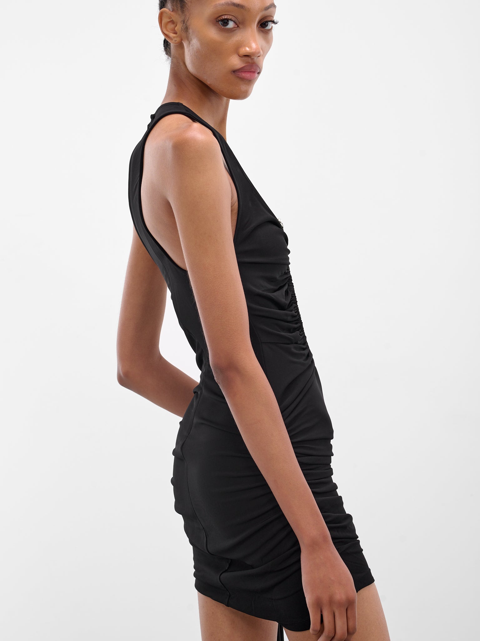 christopher esber sculpted ruched dress Christopher Esber SCULPTED STRAPPED RUCHED DRESS