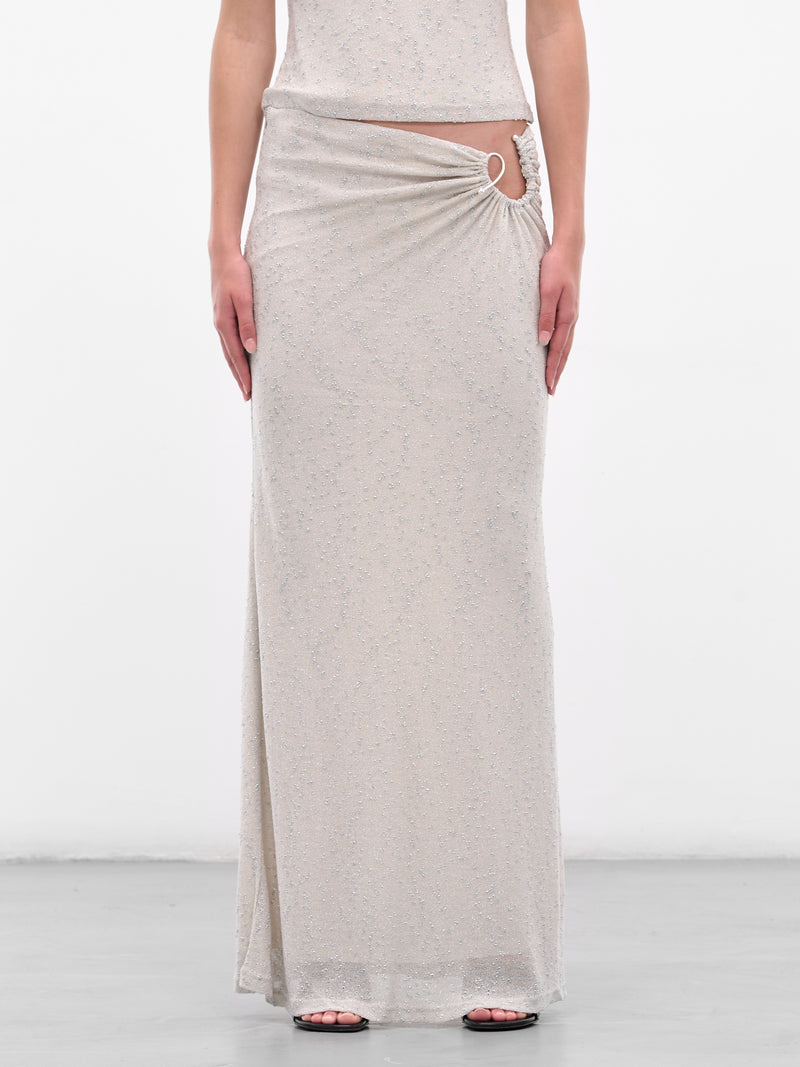 Gray Imber Metallic Looped Skirt (25024589-DUNE)