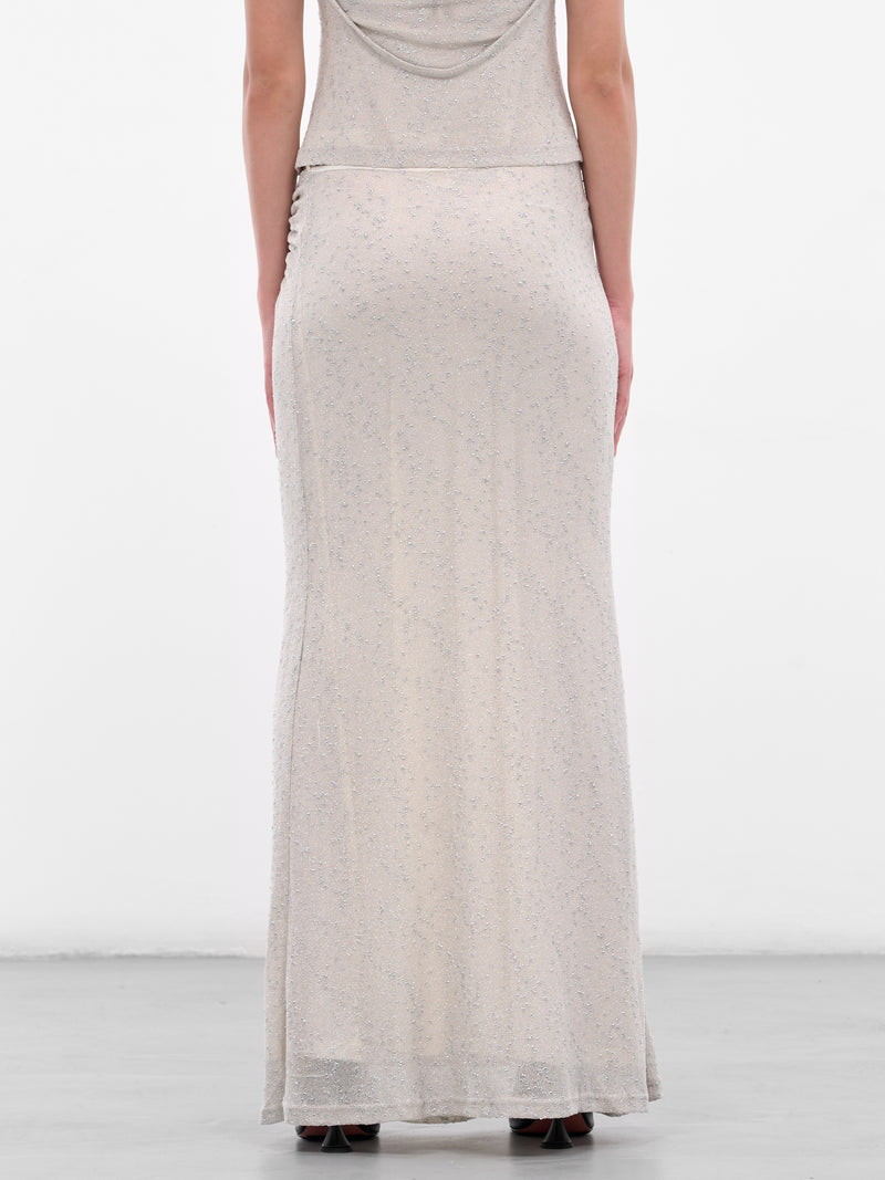 Gray Imber Metallic Looped Skirt (25024589-DUNE)