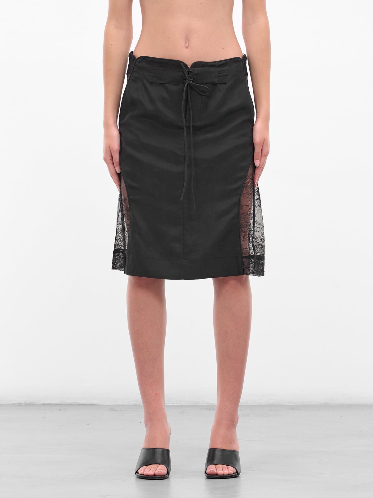 Hudson Wave Lace Boardie Skirt (25024647-BLACK)