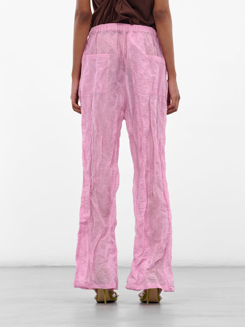 CHRISTOPHER ESBER Pink Crushed Trousers  | H.Lorenzo - back