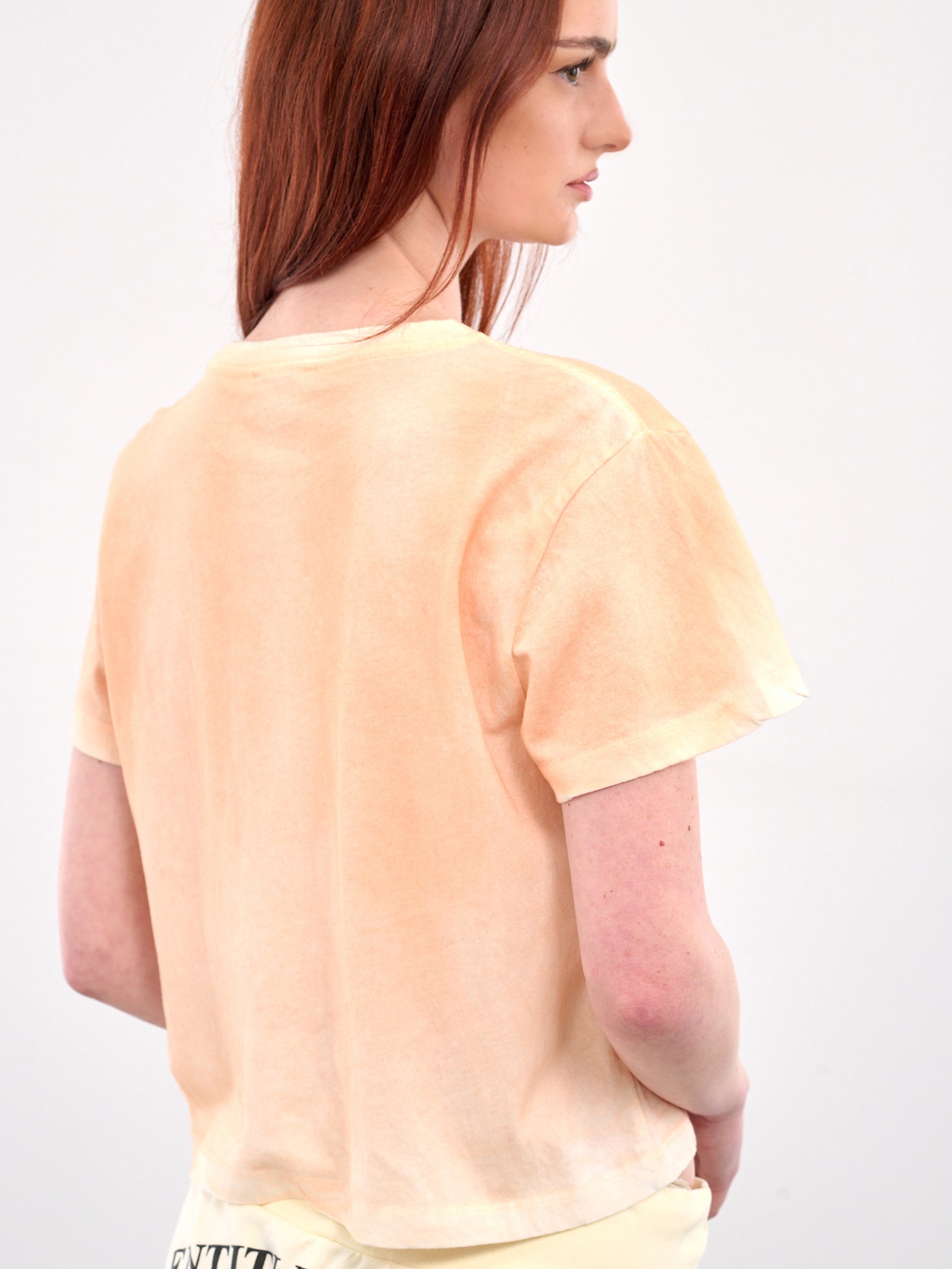 Happy Cropped Graphic Tee (25079-WASHED-PEACH)