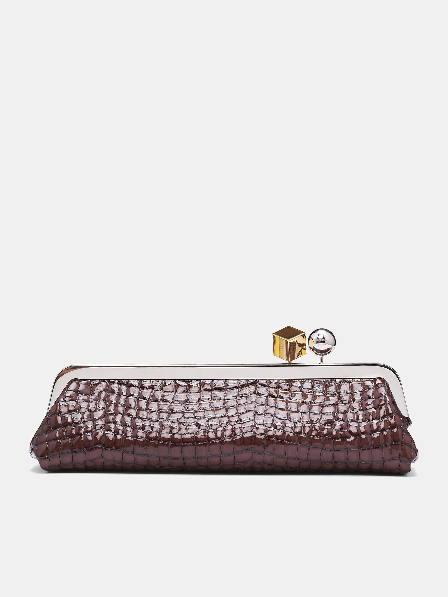 The Salon Clutch (251BA413-3237-BROWN)