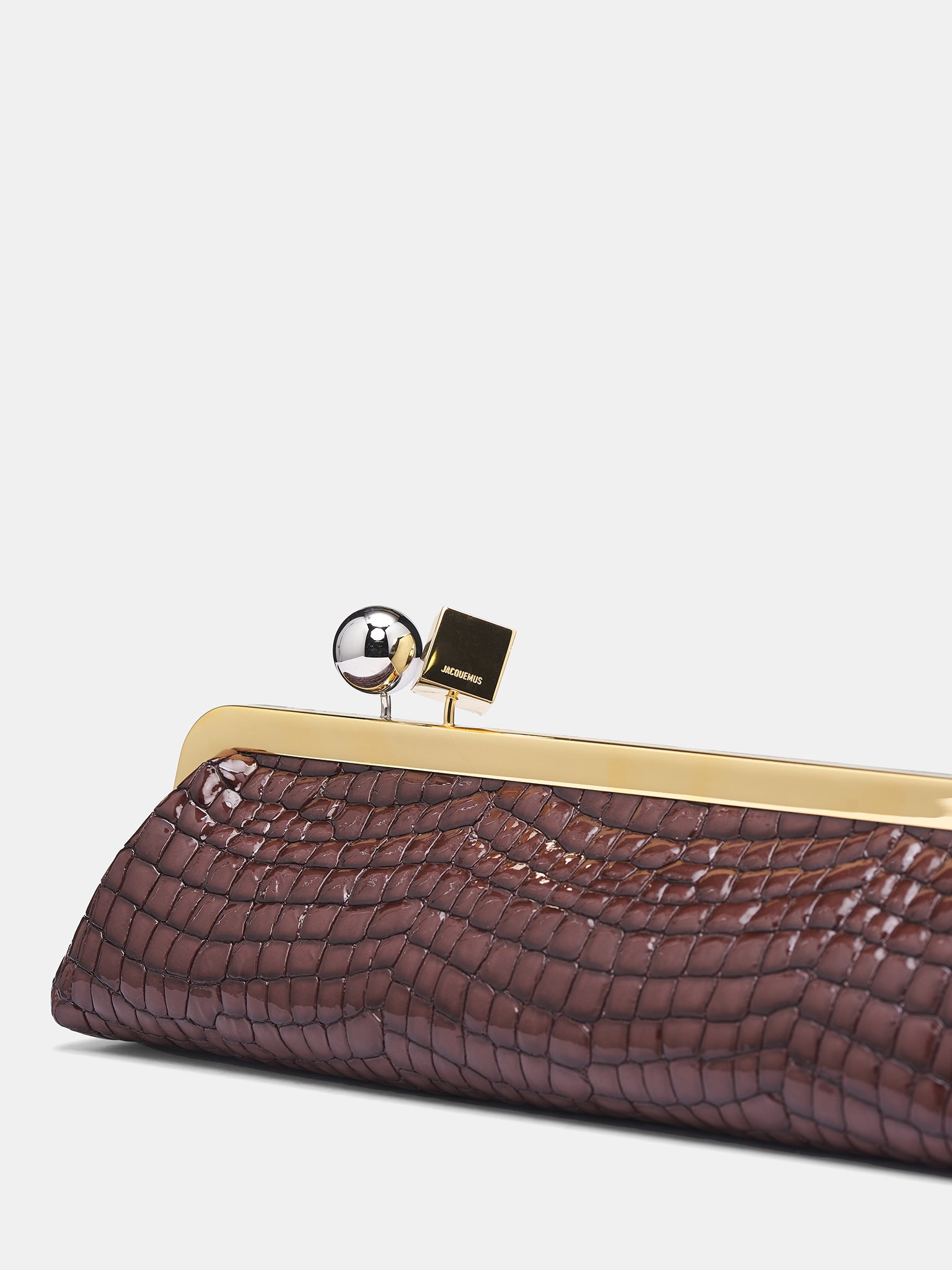 The Salon Clutch (251BA413-3237-BROWN)