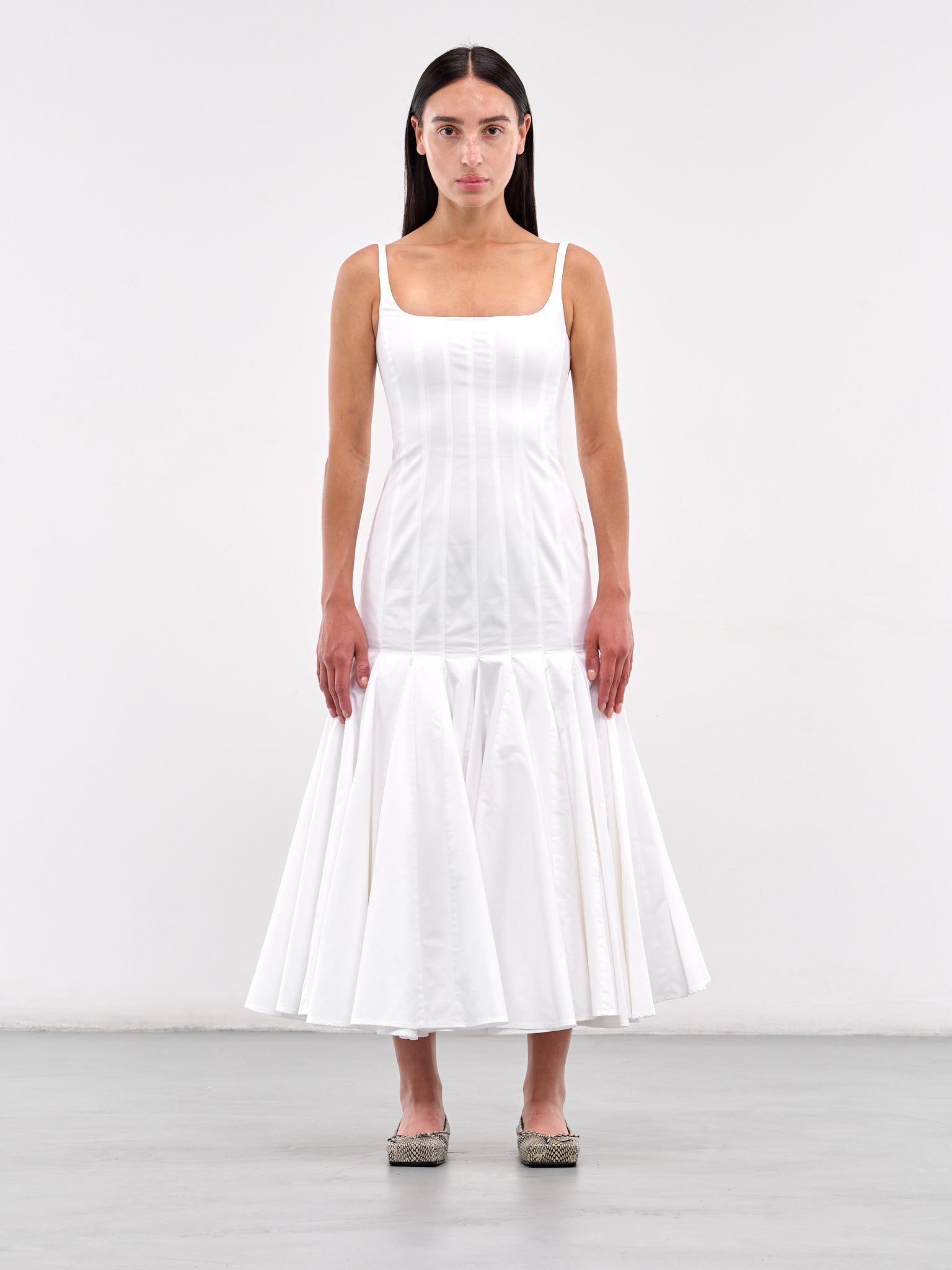 The Agave Dress (251DR224-1520-WHITE)