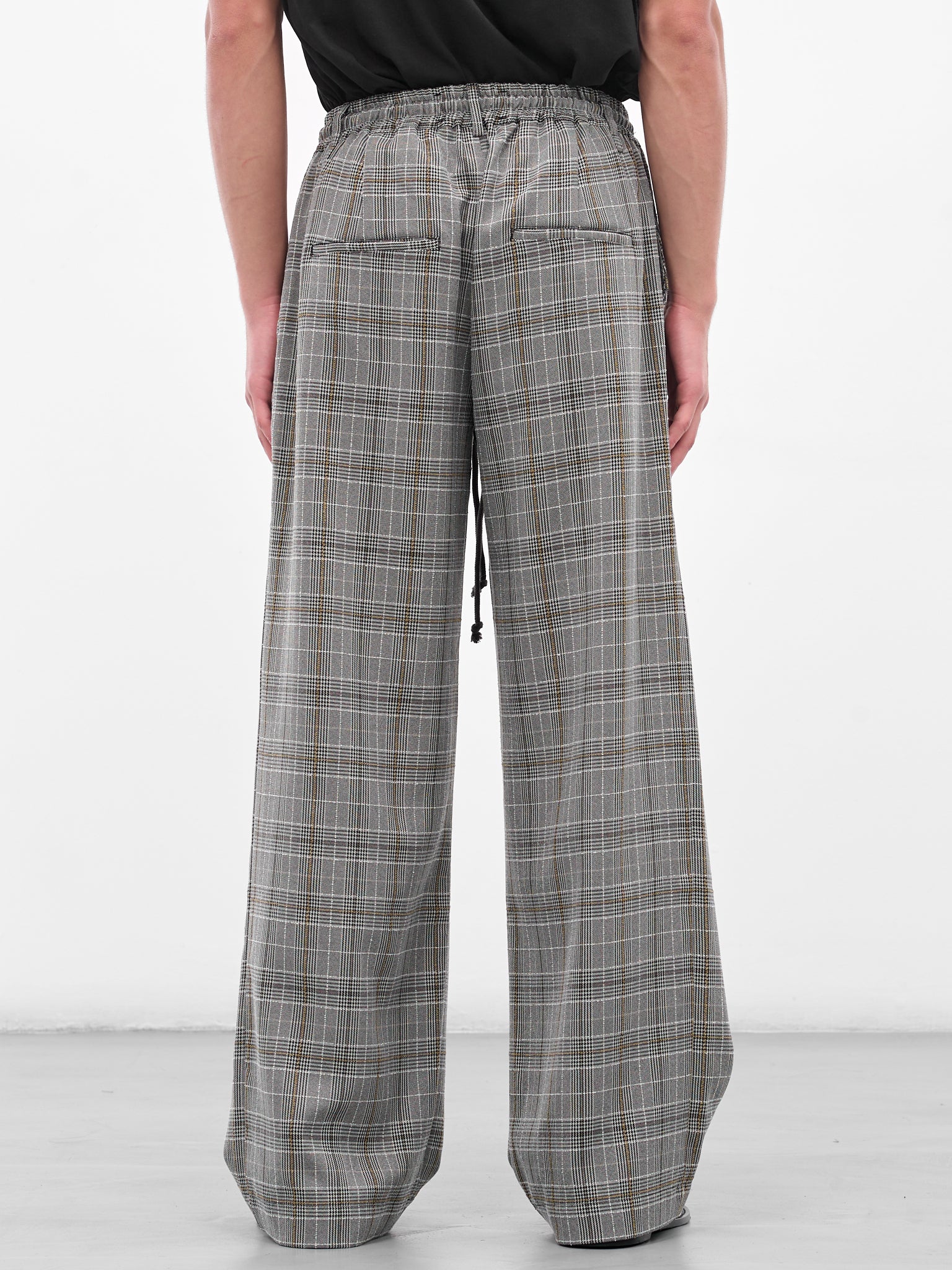 Gray Vintage Check Lounge Pants (252-MPT096-GREY)