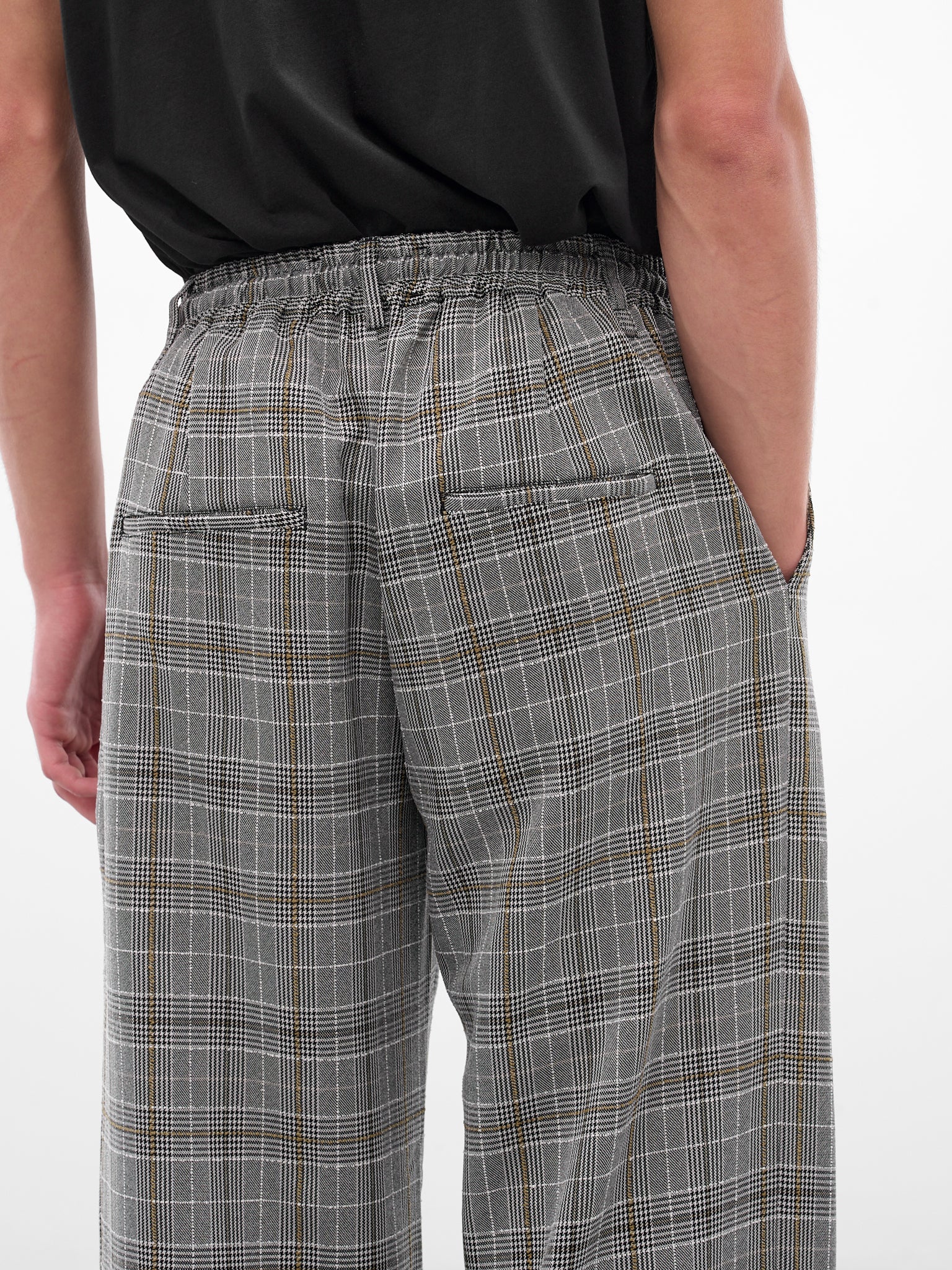 Gray Vintage Check Lounge Pants (252-MPT096-GREY)