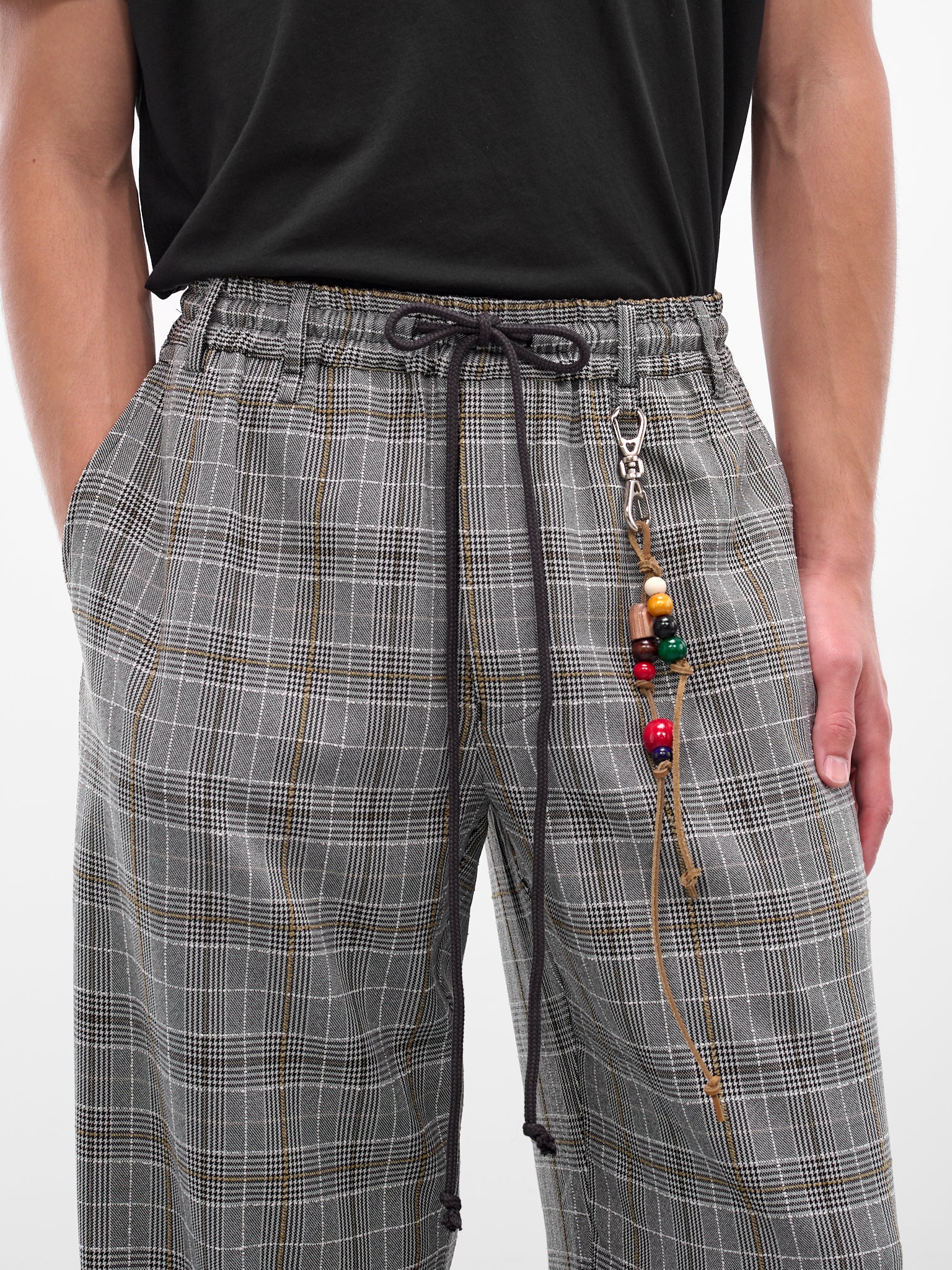 Gray Vintage Check Lounge Pants (252-MPT096-GREY)