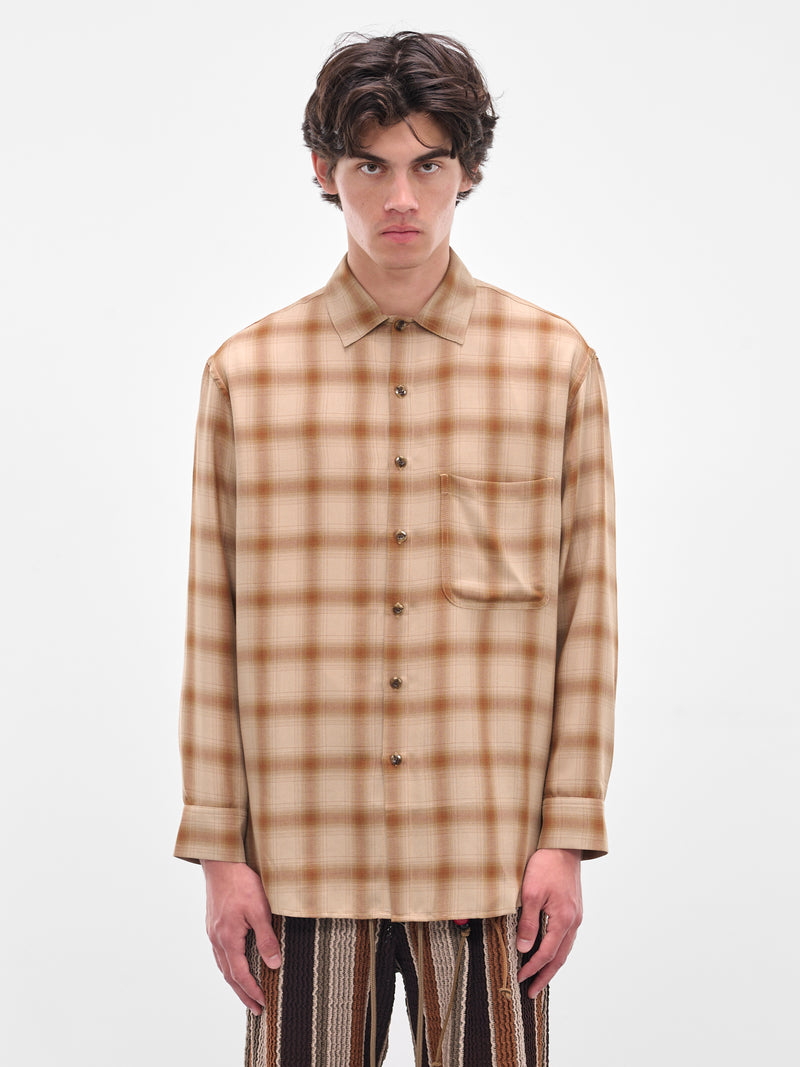 SONG FOR THE MUTE Plaid Shirt | H.Lorenzo - front