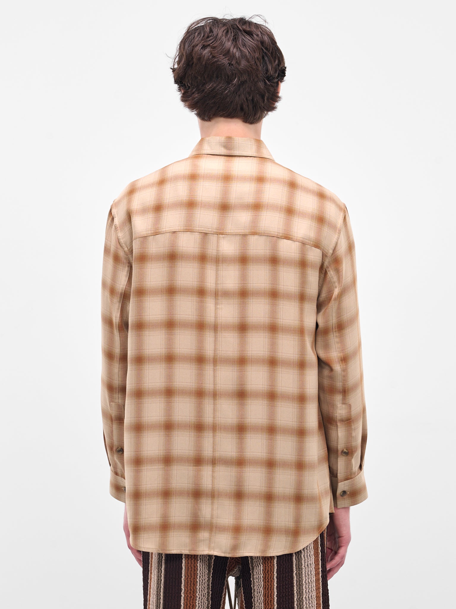SONG FOR THE MUTE Plaid Shirt | H.Lorenzo - back