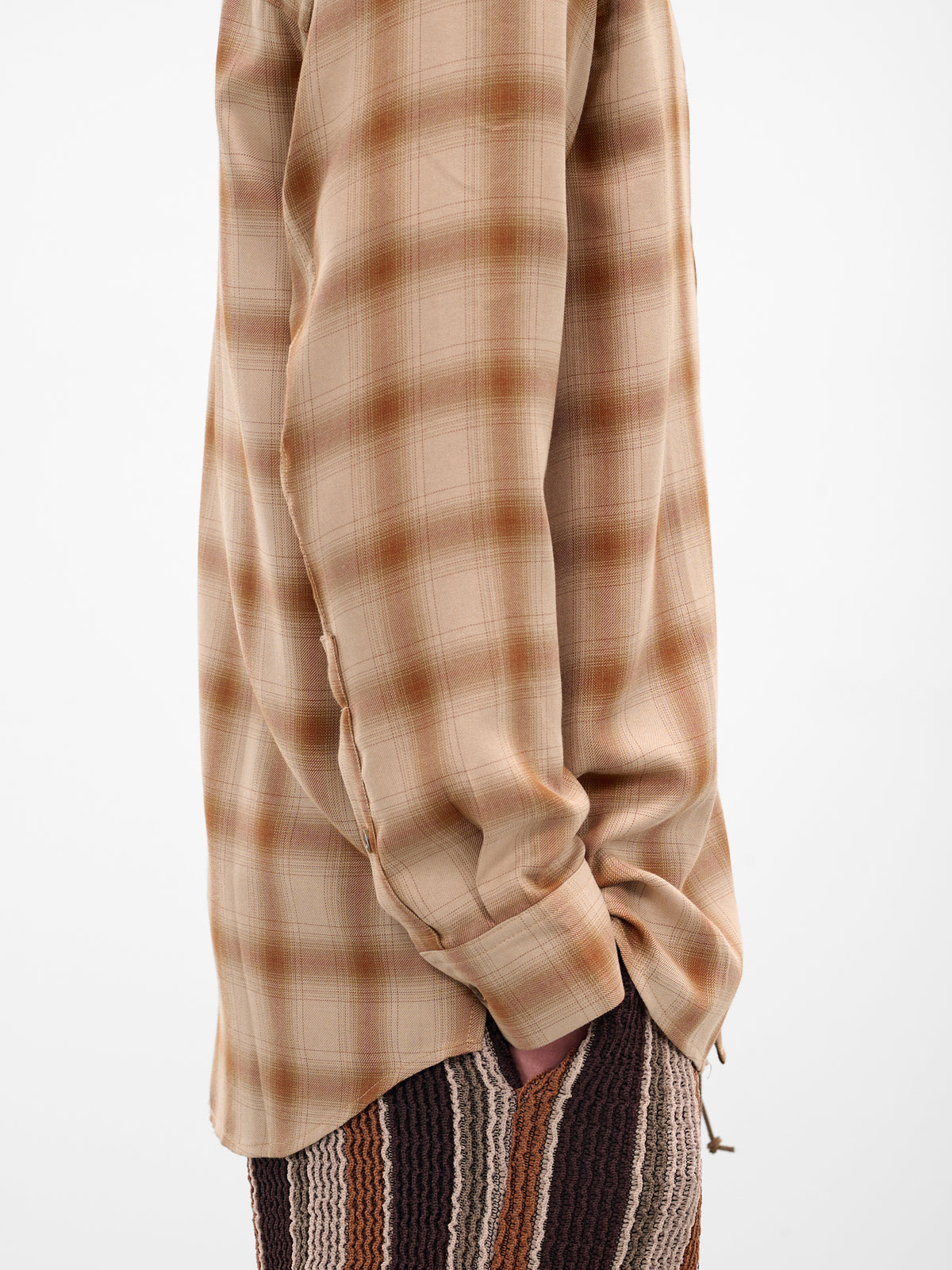 SONG FOR THE MUTE Plaid Shirt | H.Lorenzo - detail 2