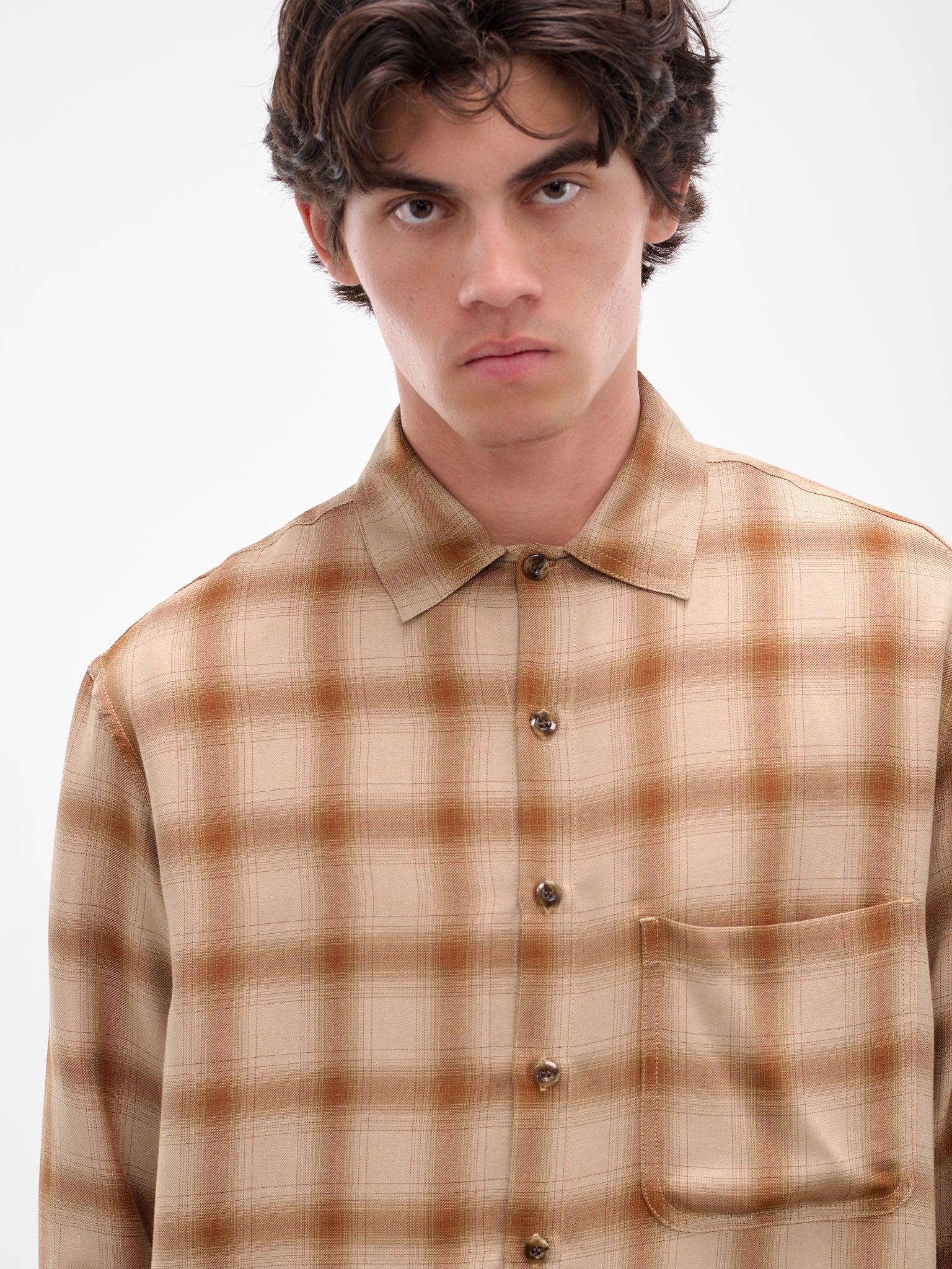 SONG FOR THE MUTE Plaid Shirt | H.Lorenzo - detail 1