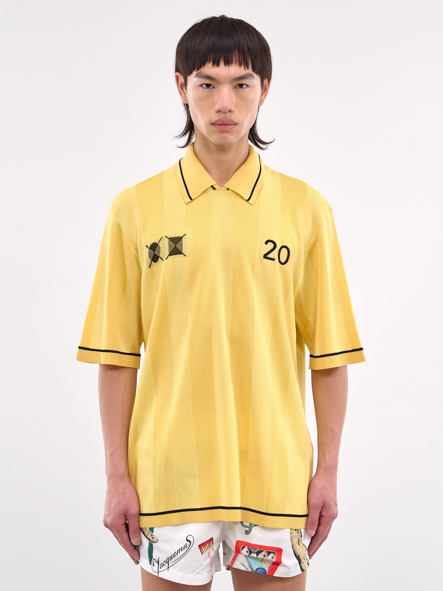 The Liga Polo Shirt (255KN542-2432-LIGHT-YELLOW)