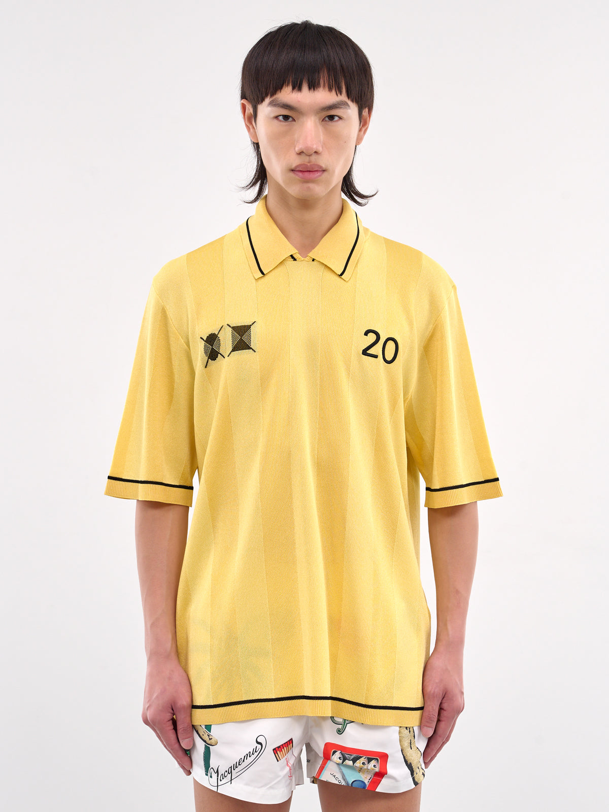 The Liga Polo Shirt (255KN542-2432-LIGHT-YELLOW)