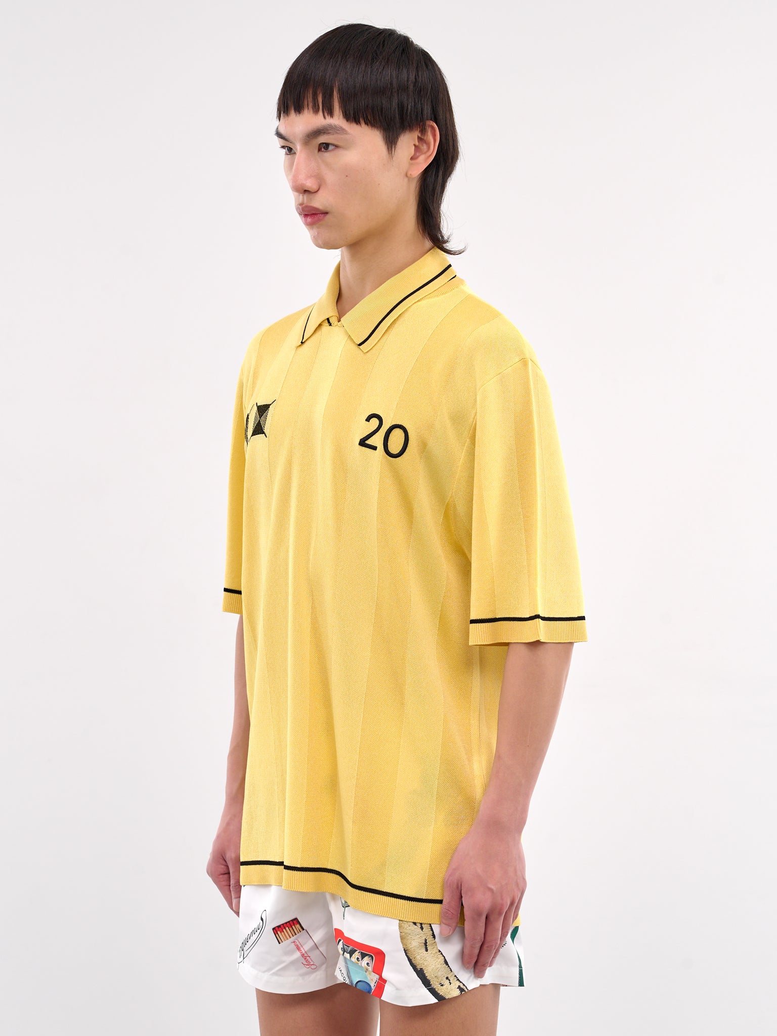 The Liga Polo Shirt (255KN542-2432-LIGHT-YELLOW)
