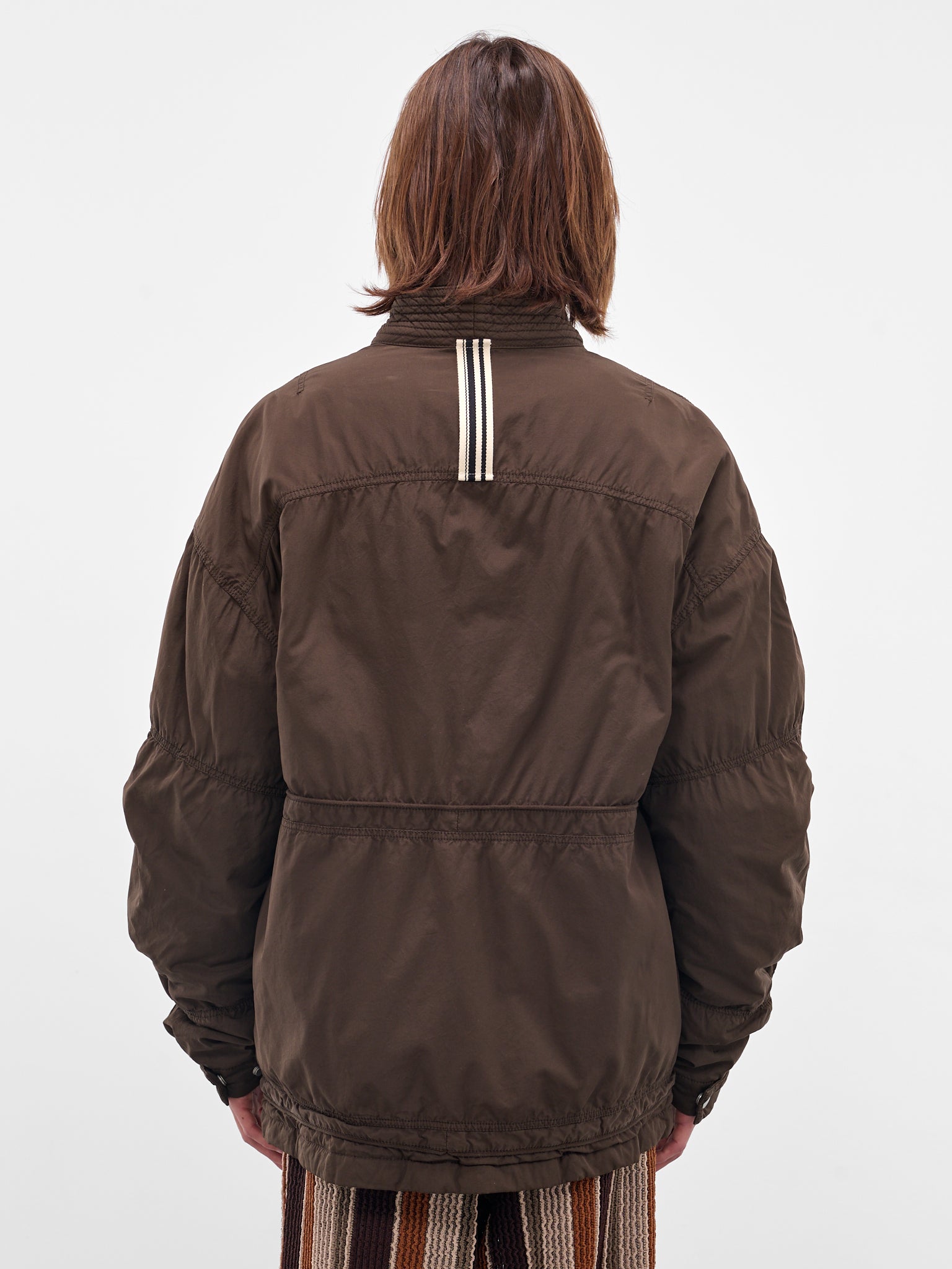 Brown Hybrid Kimono Field Jacket (25A96MRU25-COCOA)
