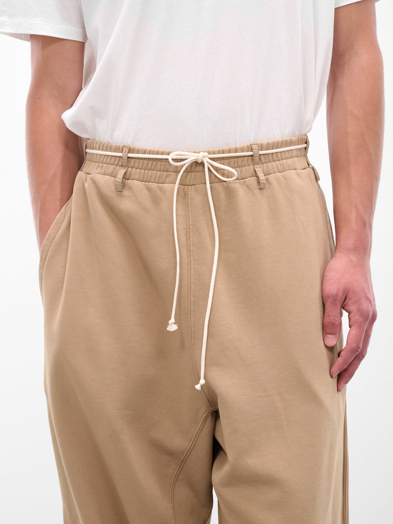 Beige Elasticated Drawstring Joggers (25A96MUJ01-DUNE)