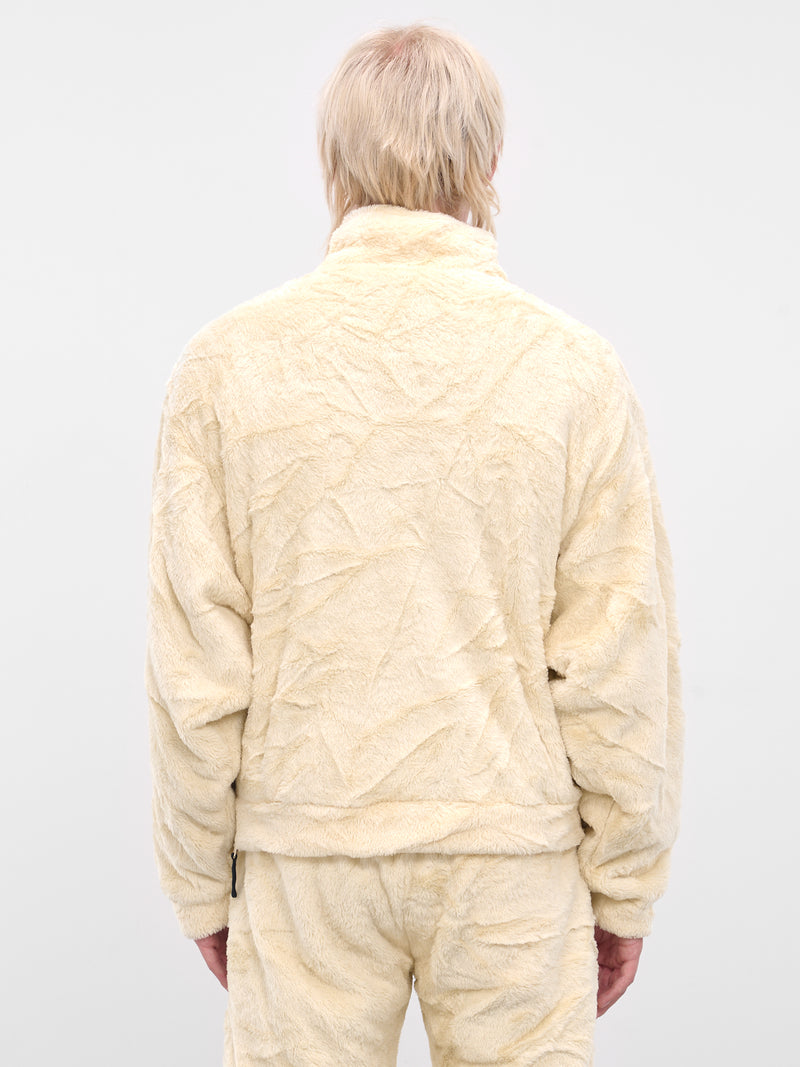 Ivory Skeletal Embroidery Fleece Sweater (25AW32BL232-IVORY)