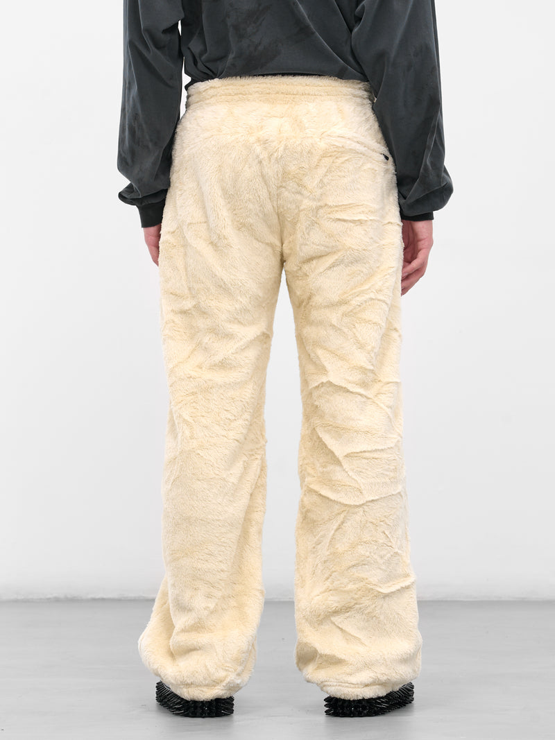 Ivory Skeletal Embroidery Fleece Pants (25AW32PT329-IVORY)