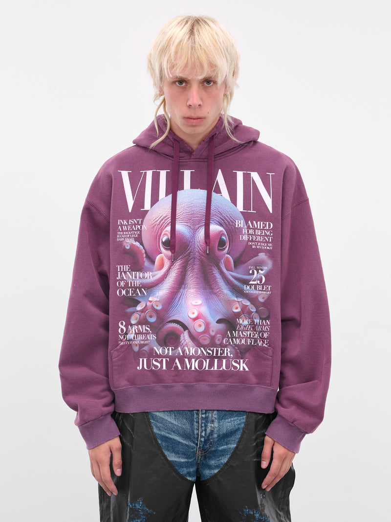 Purple Octopus Villain Hoodie (25AW47CS410-PURPLE)