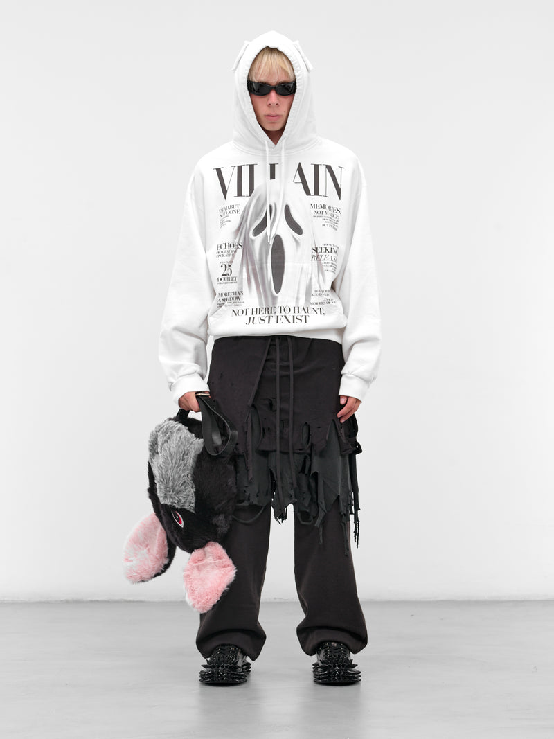 White Ghost Villain Hoodie (25AW47CS410-WHITE)