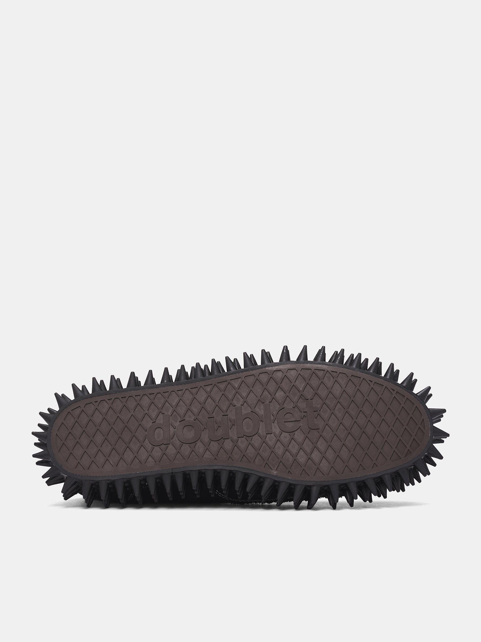 Black Canvas Spiky Sneakers (25AW75FT62-BLACK)