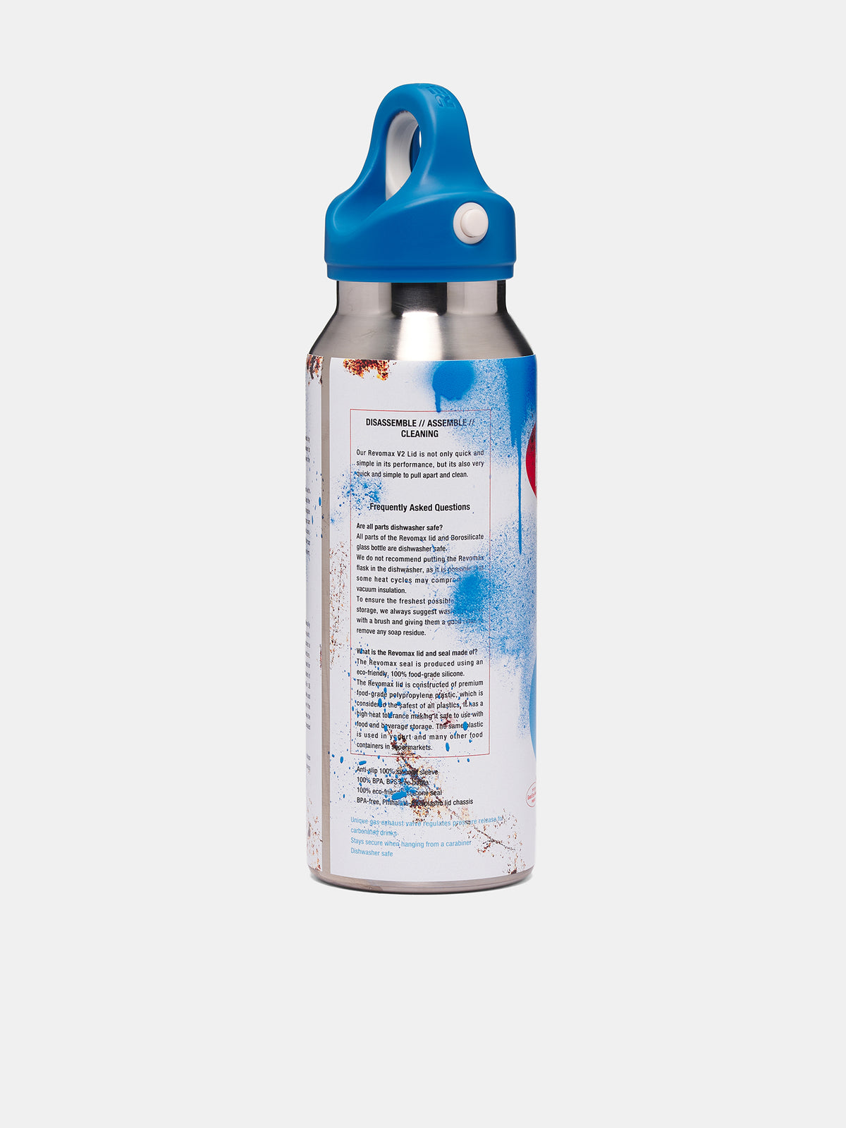 Spracy Can Steel Water Bottle (25AWAC33-BLUE)