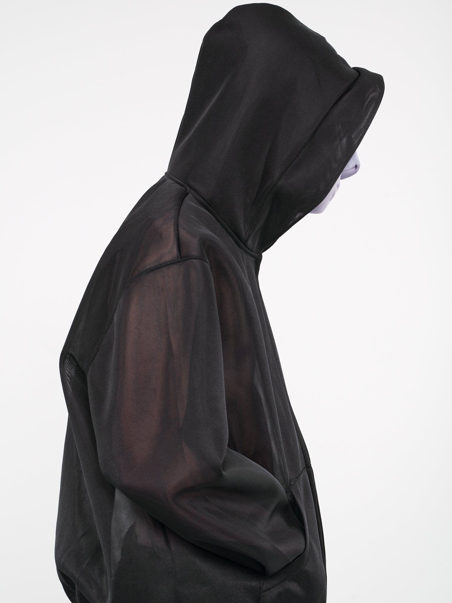 Masked Zip-Up Hoodie (25CS305-BLACK)