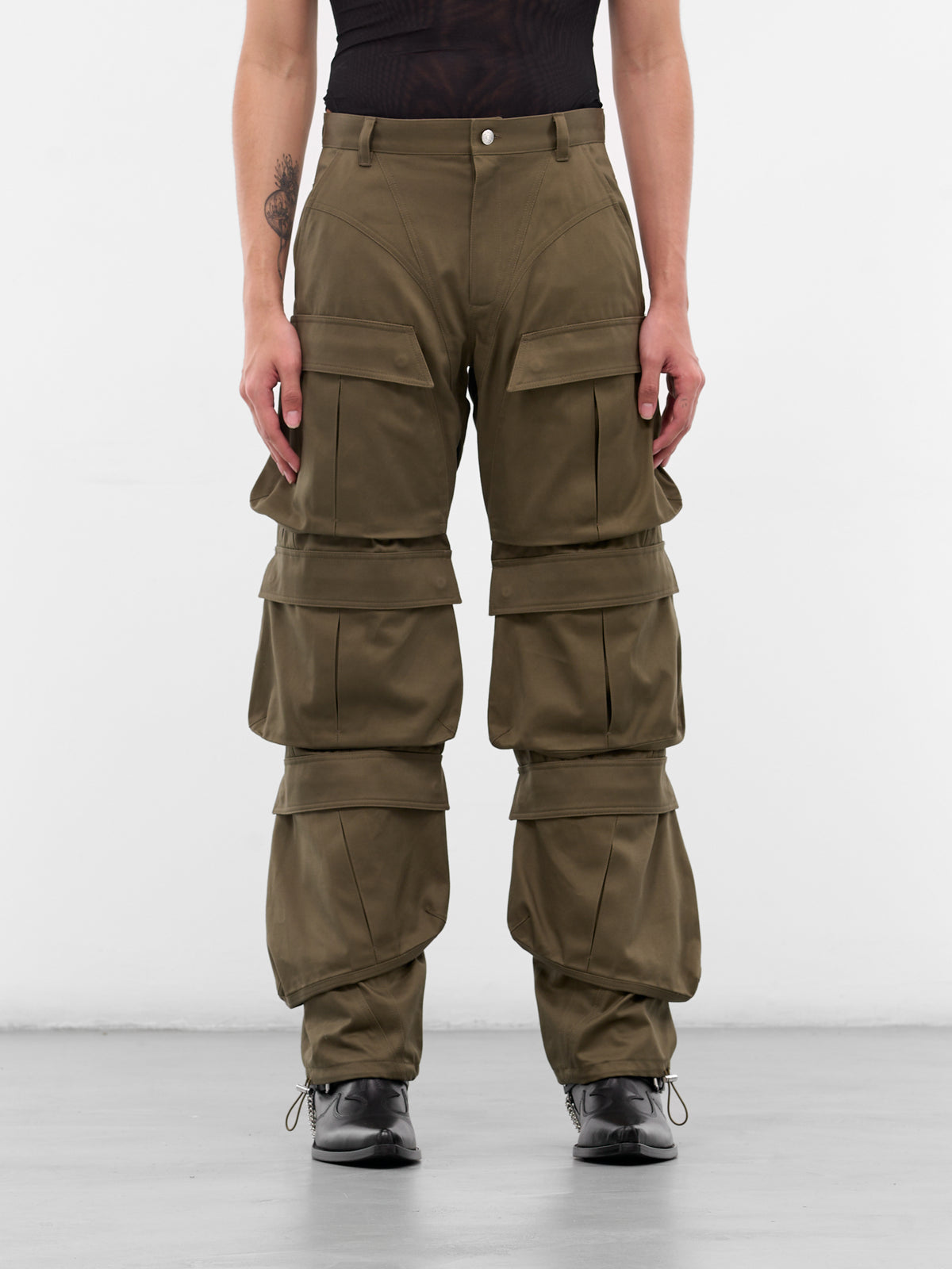 Khaki Multi Pocket Cargo Pants (25F1PA0483264-KAKI)