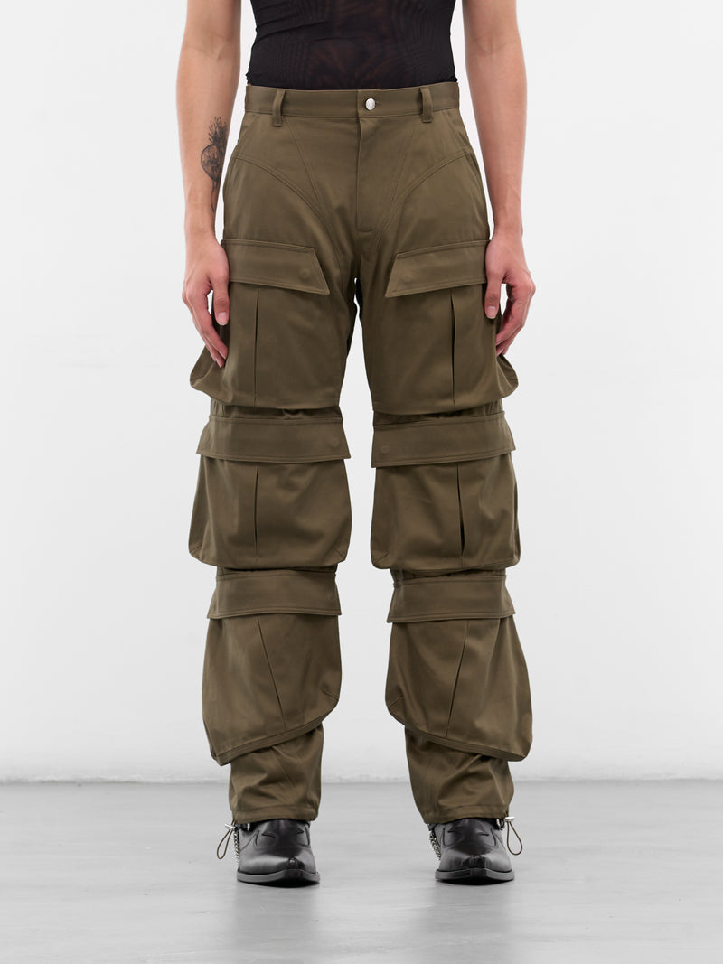 Khaki Multi Pocket Cargo Pants (25F1PA0483264-KAKI)