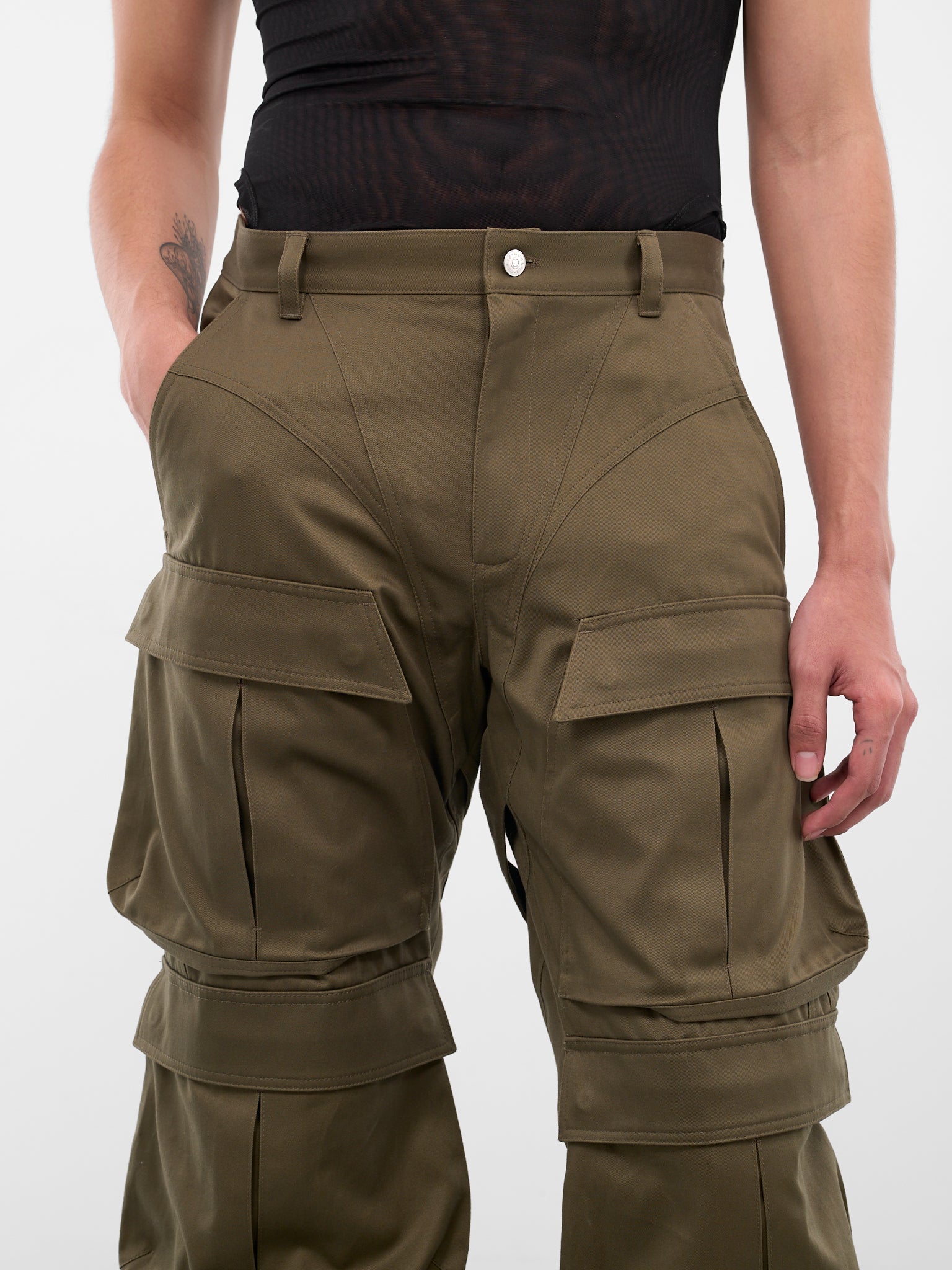 Khaki Multi Pocket Cargo Pants (25F1PA0483264-KAKI)