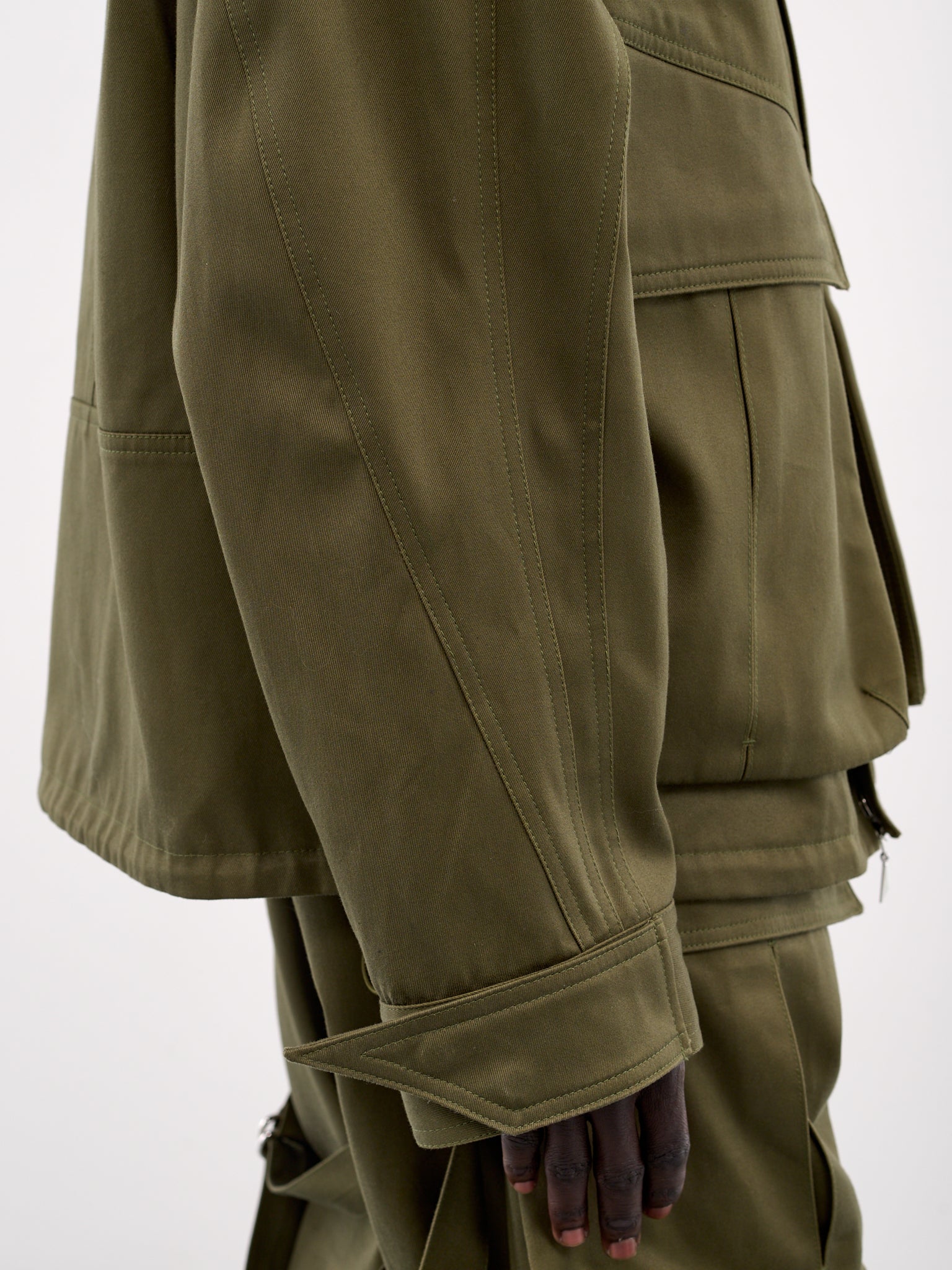 Cargo Jacket (25P1MA0188264-KHAKI)