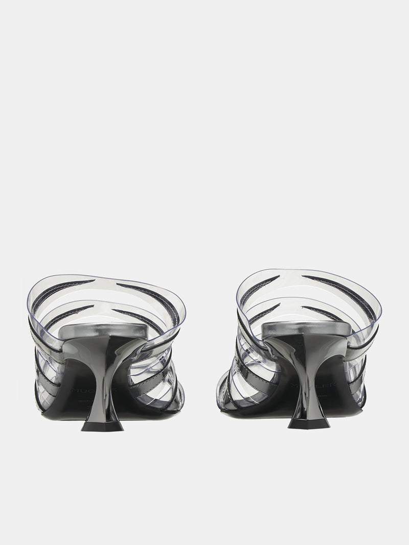 Strap Mules (25SC028-CPO56-GUNMETAL)