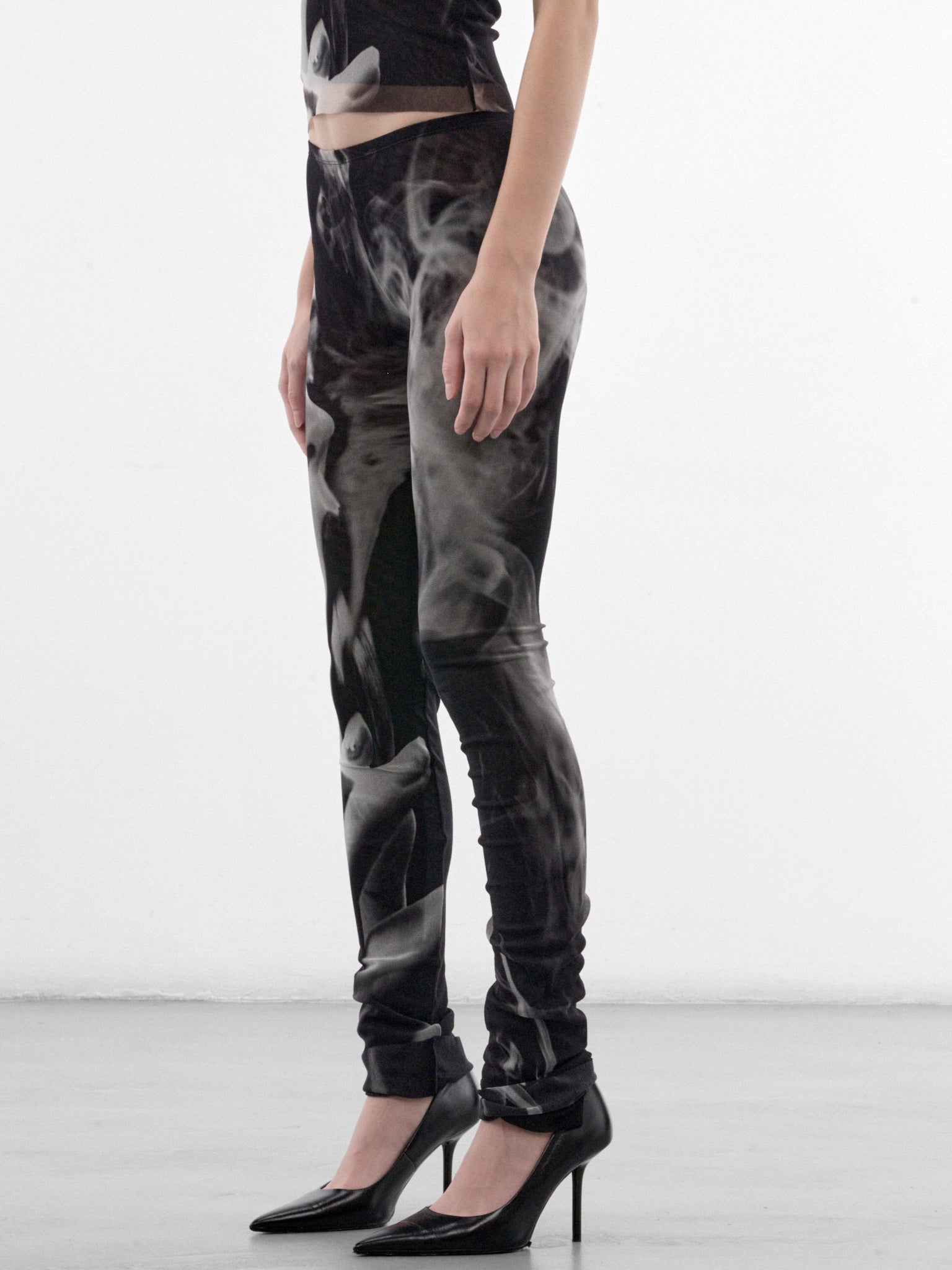 Smoking Women Mesh Flare Pant (26-04-W-TR-169-M031P-MULTI)