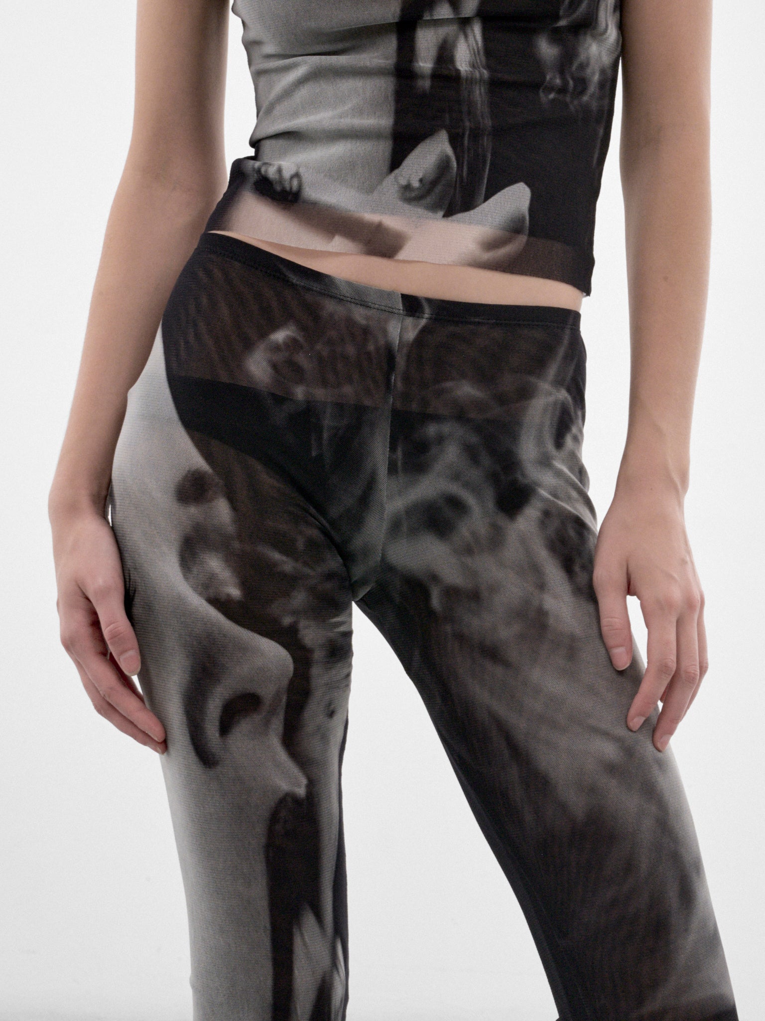 Smoking Women Mesh Flare Pant (26-04-W-TR-169-M031P-MULTI)