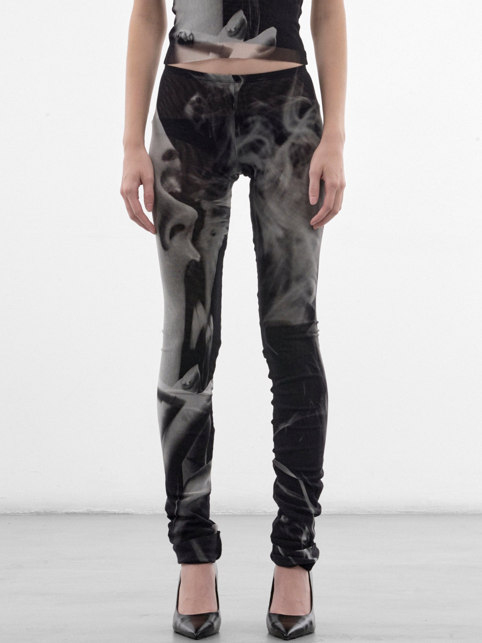 Smoking Women Mesh Flare Pant (26-04-W-TR-169-M031P-MULTI)
