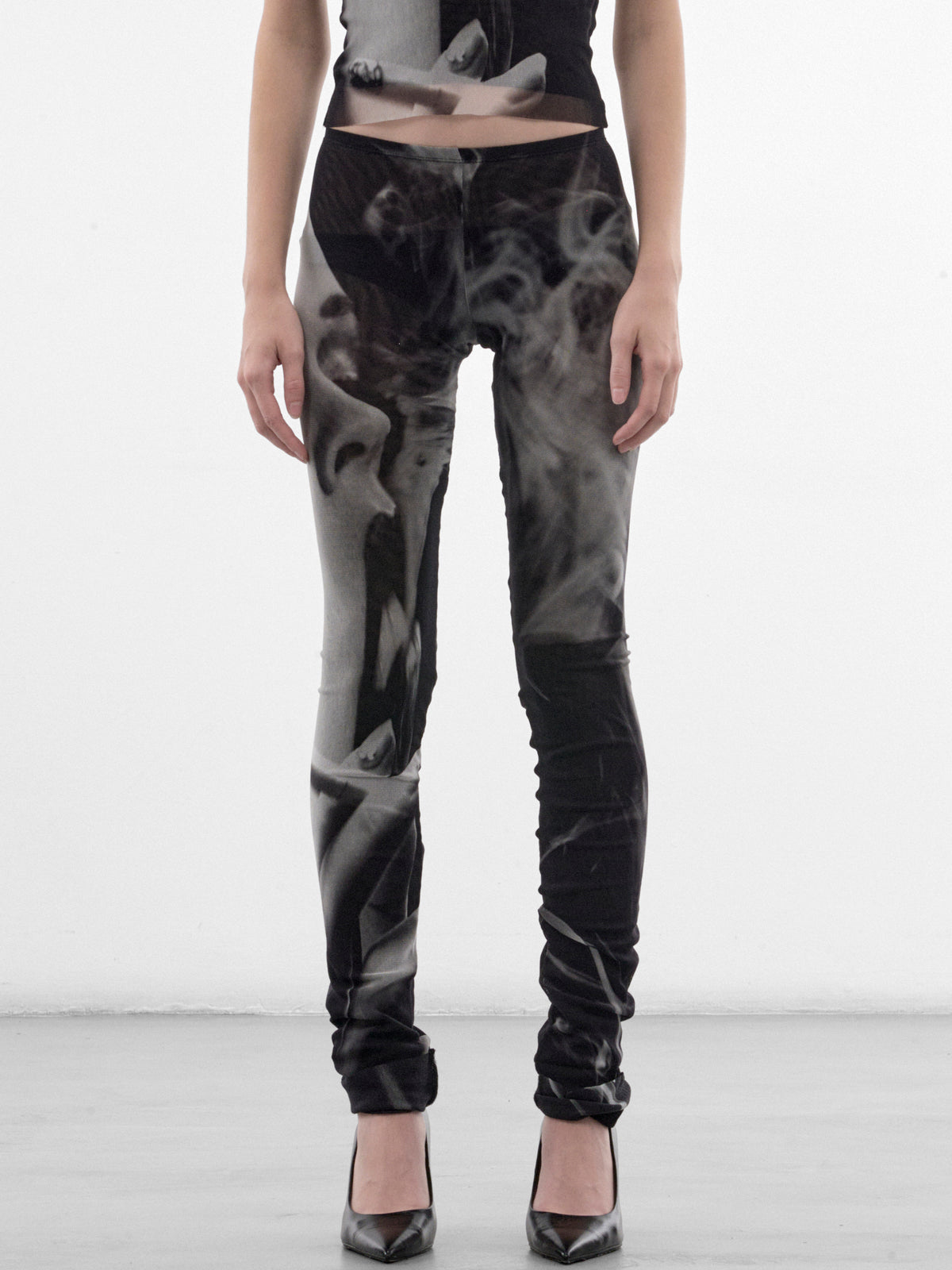 Smoking Women Mesh Flare Pant (26-04-W-TR-169-M031P-MULTI)