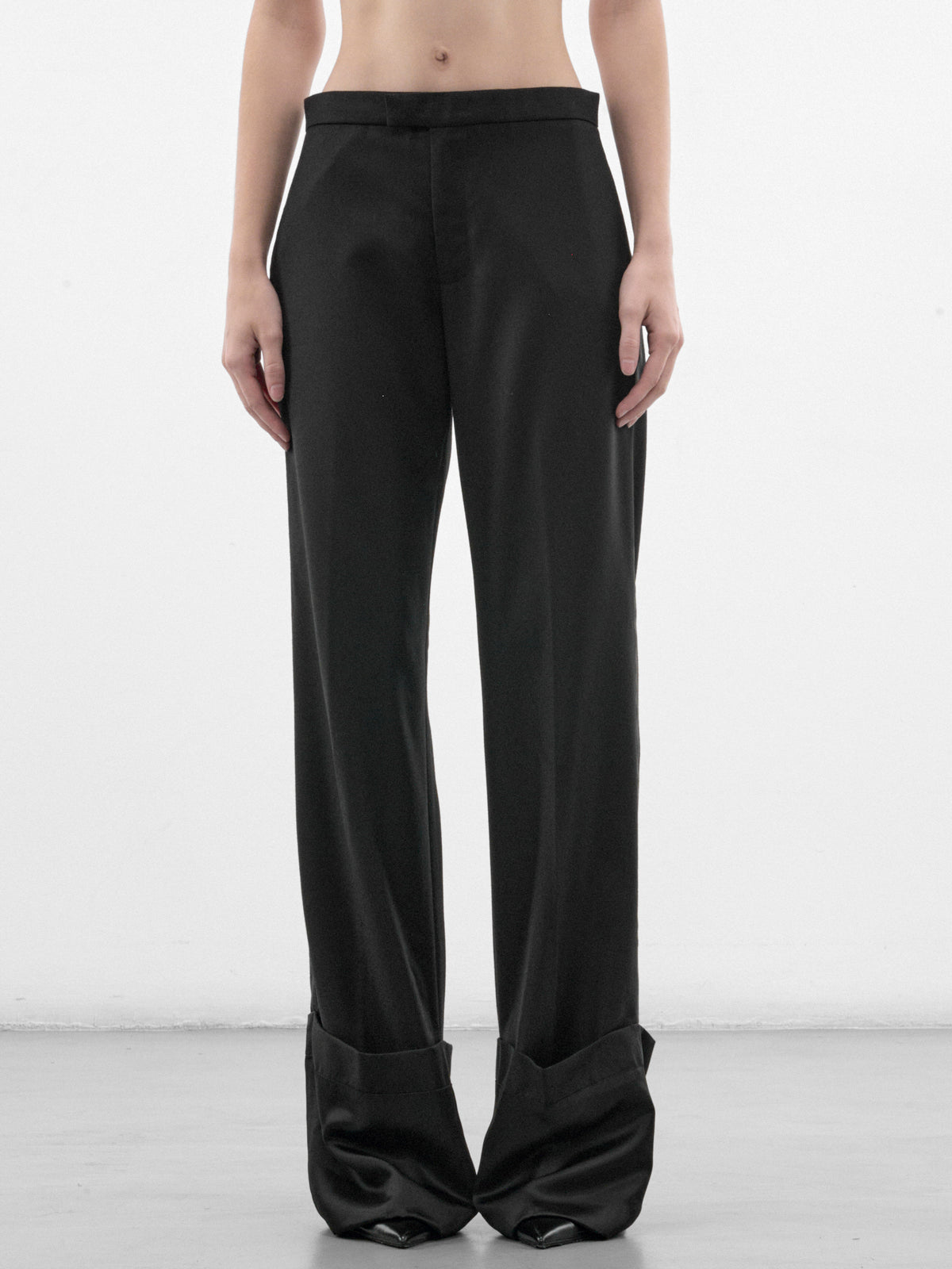 Black Wool Tailored Trouser (26-04-W-TR157-W127-BLACK)