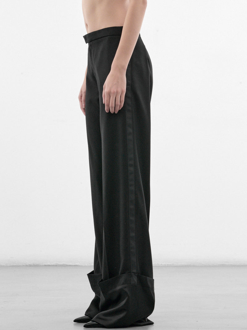 Black Wool Tailored Trouser (26-04-W-TR157-W127-BLACK)