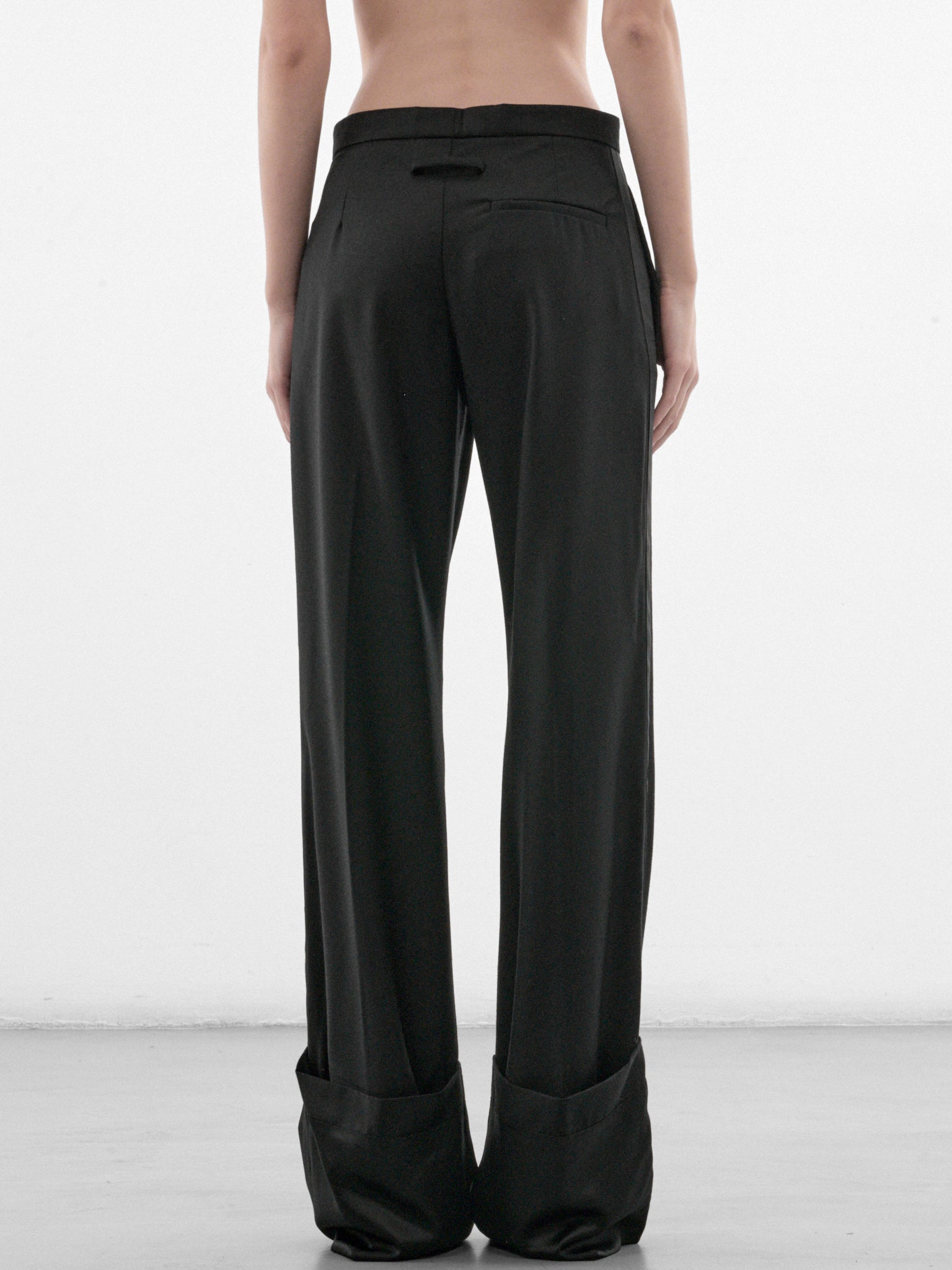 Black Wool Tailored Trouser (26-04-W-TR157-W127-BLACK)
