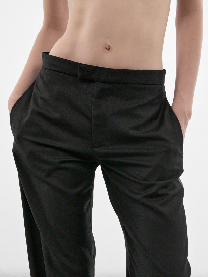 Black Wool Tailored Trouser (26-04-W-TR157-W127-BLACK)
