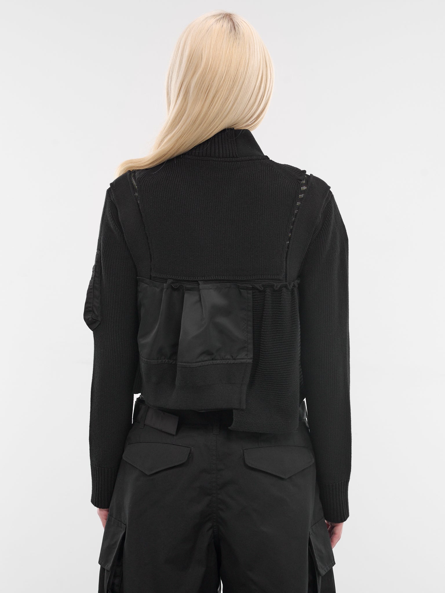 SACAI Hybrid Bomber Jacket | H.Lorenzo - back
