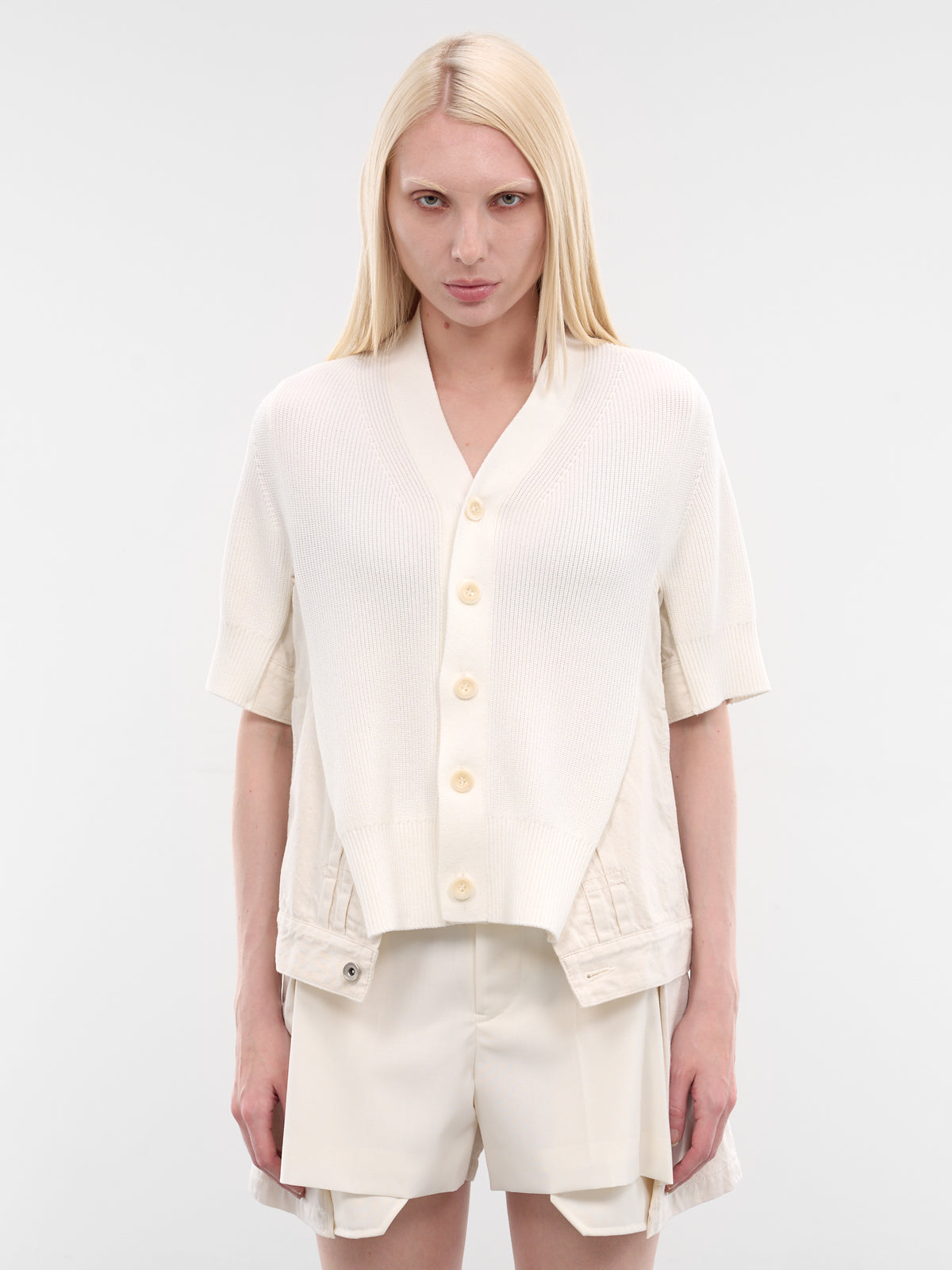 SACAI Hybrid Cardigan | H.Lorenzo - front