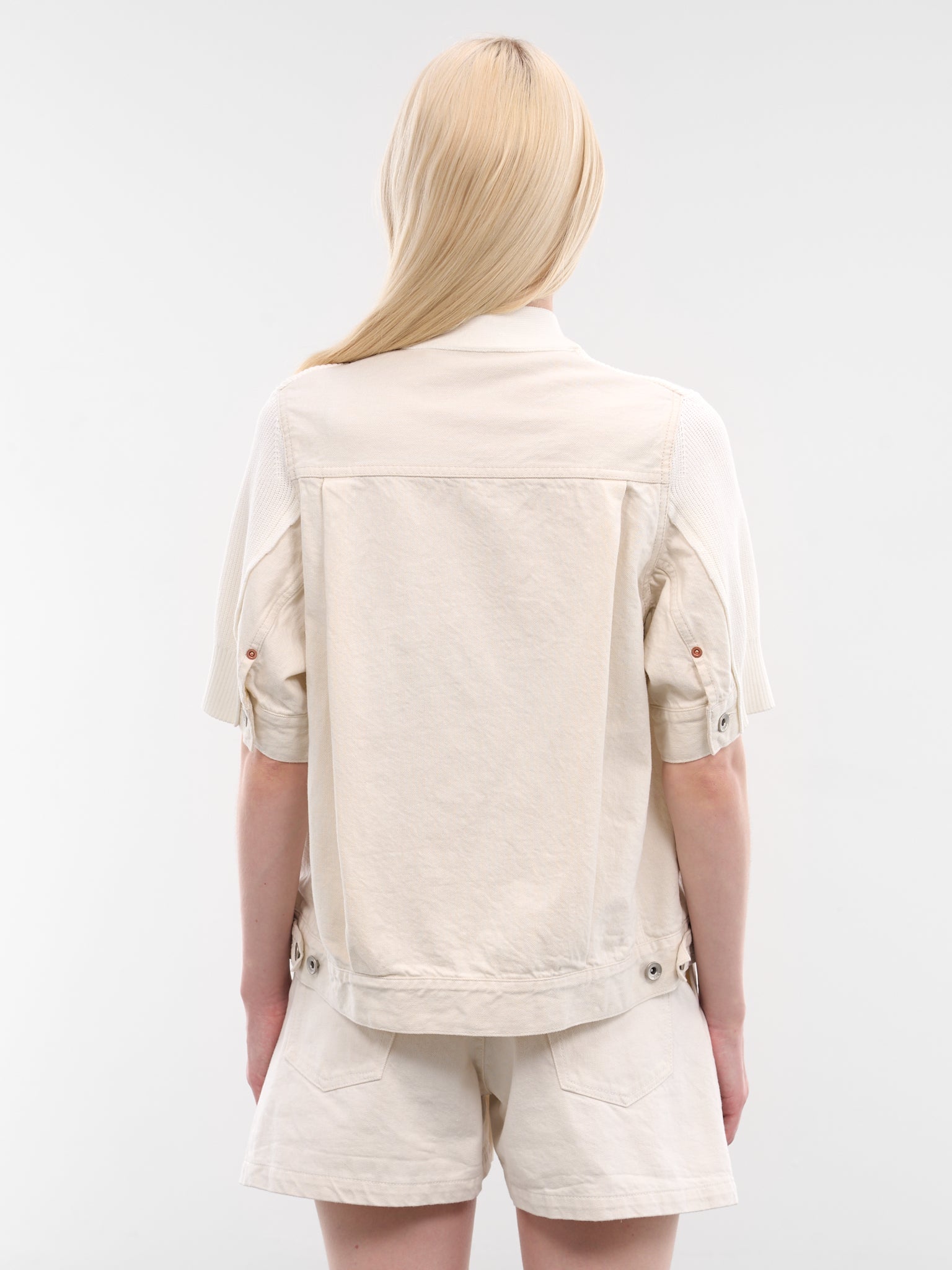 SACAI Hybrid Cardigan | H.Lorenzo - back
