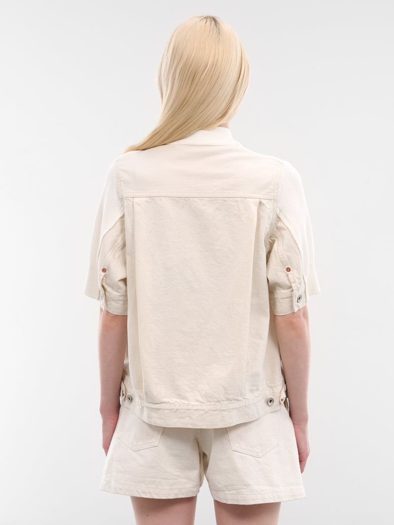 SACAI Hybrid Cardigan | H.Lorenzo - back