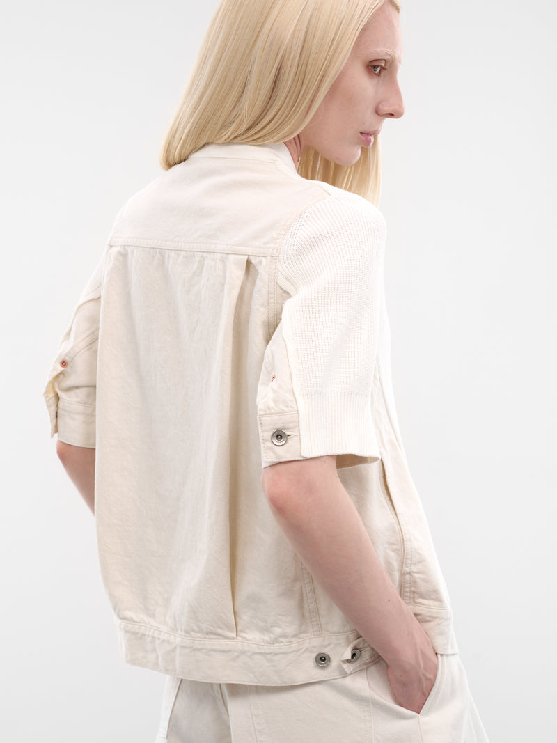 SACAI Hybrid Cardigan | H.Lorenzo - detail 2