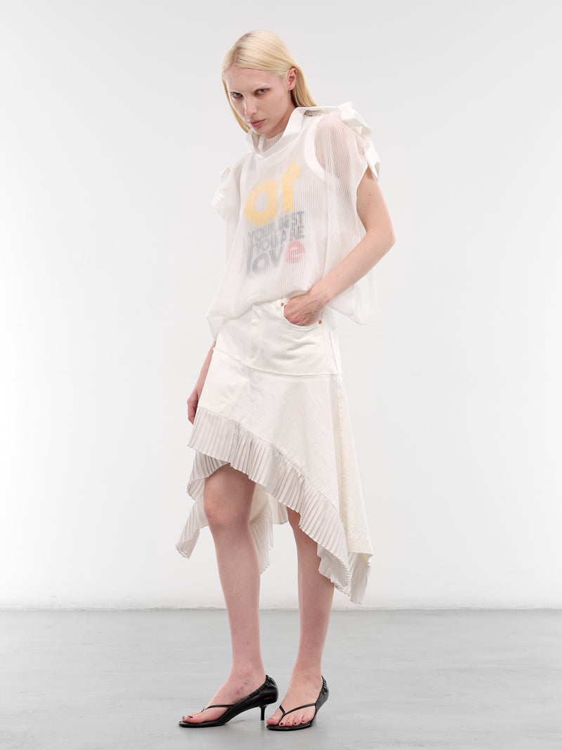 SACAI Ruffled Pullover | H.Lorenzo - styled