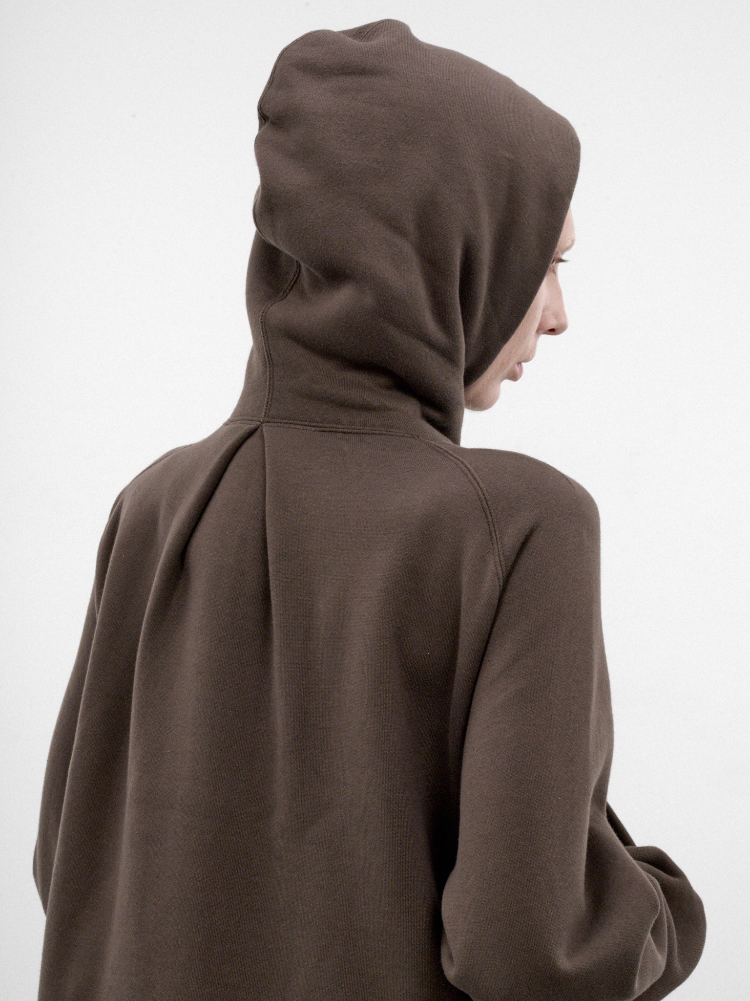 Khaki Cotton Jersey Zip Hoodie (26-08684-501-KHAKI)